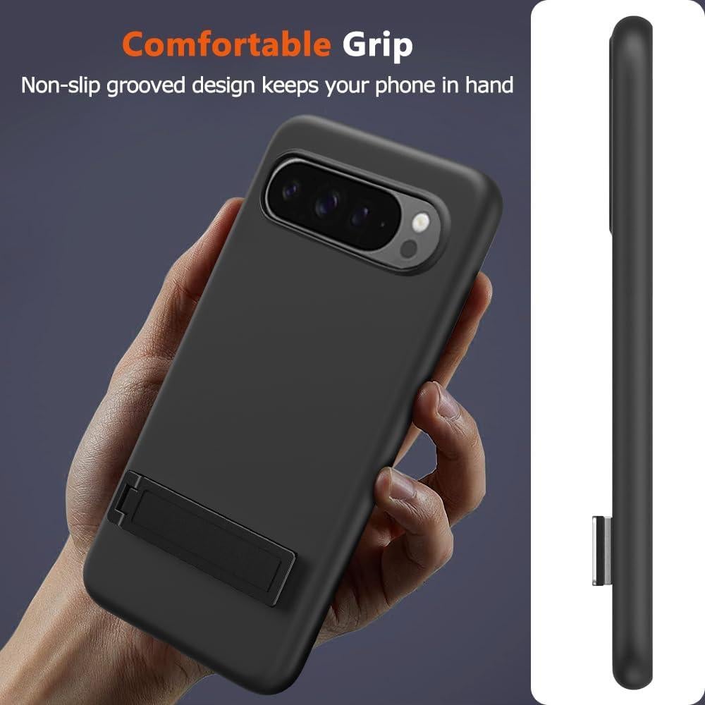 Funda TPU con Soporte y Protector para Google Pixel 9 Pro XL 2024