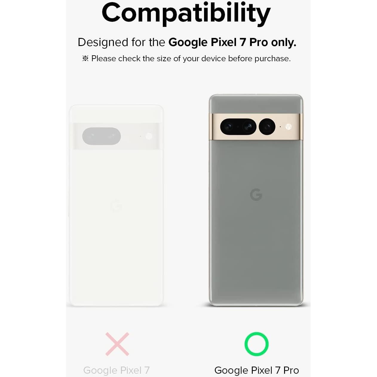 Protector de Lente de Cámara Ringke para Google Pixel 7 Pro - Paquete de 3