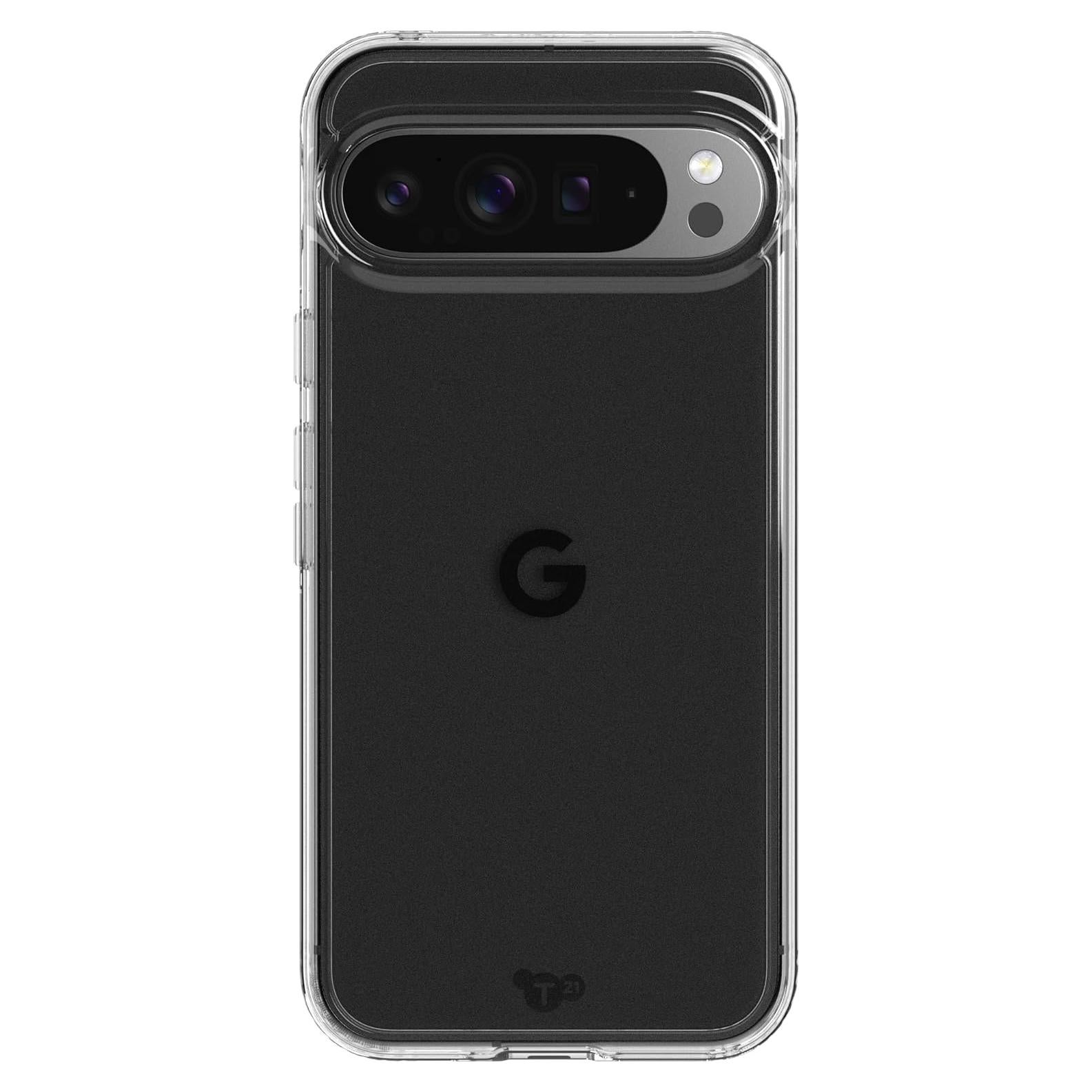 Funda Tech21 EvoClear para Google Pixel 9 Pro XL - Transparente