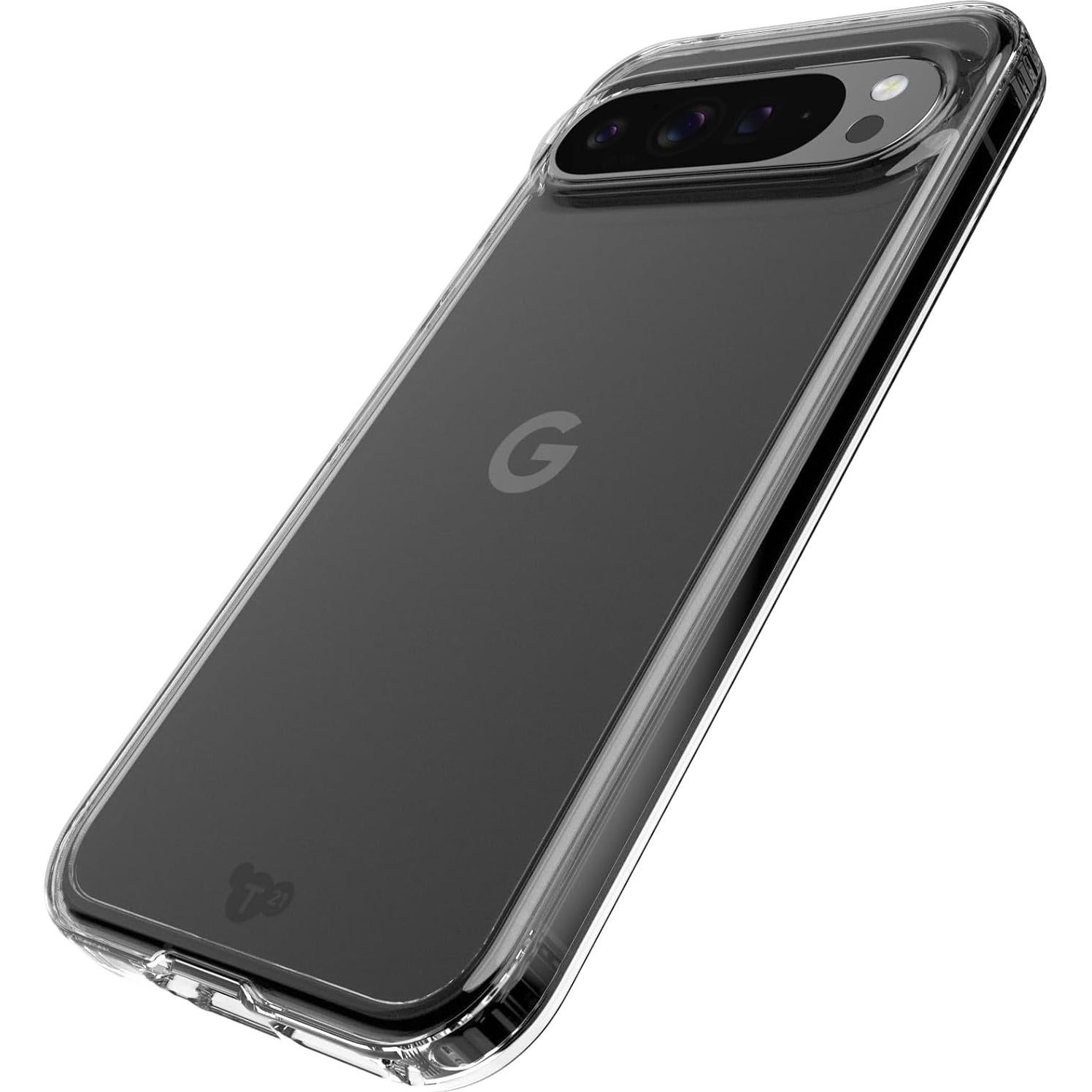 Funda Tech21 EvoClear para Google Pixel 9 Pro XL - Transparente
