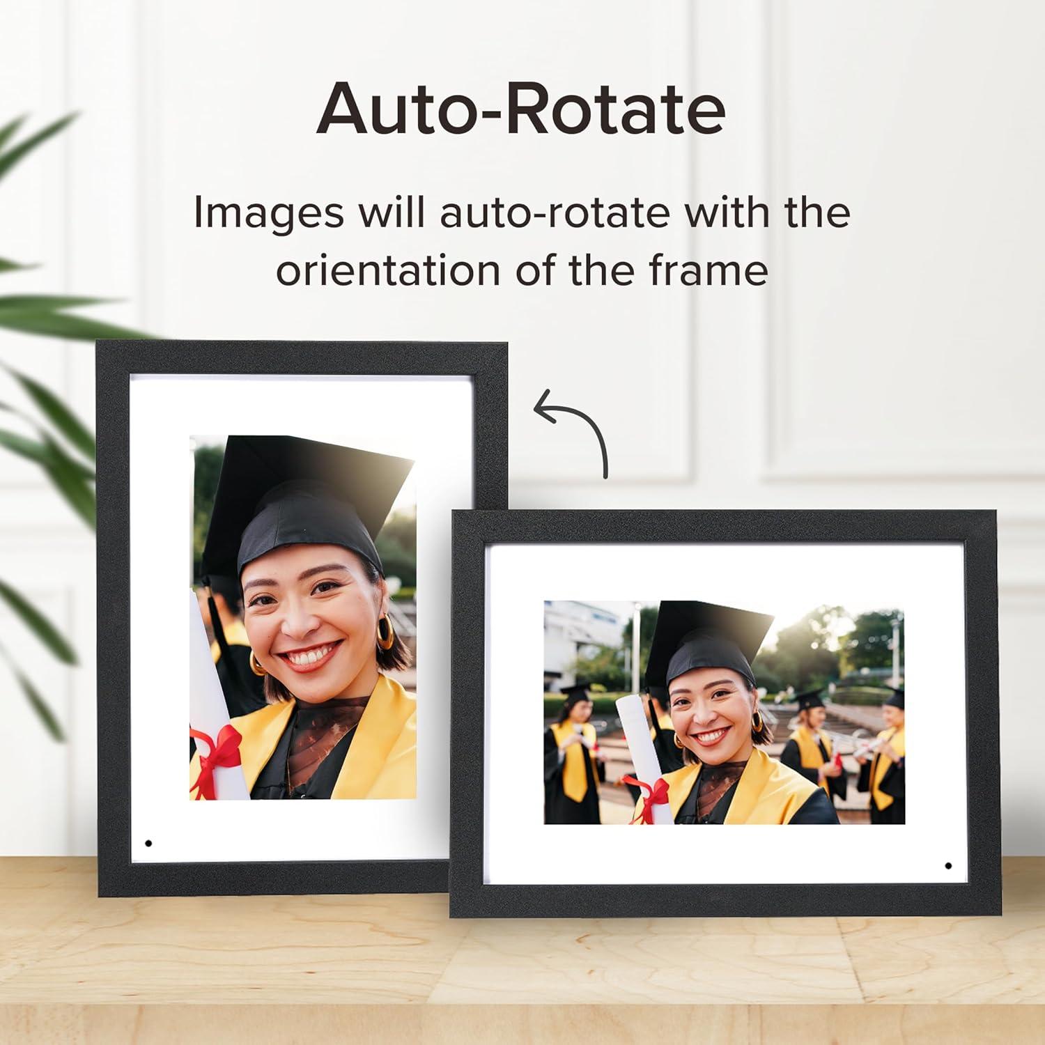 Marco de Fotos Digital WiFi Simply Smart Home 10.1" HD Negro