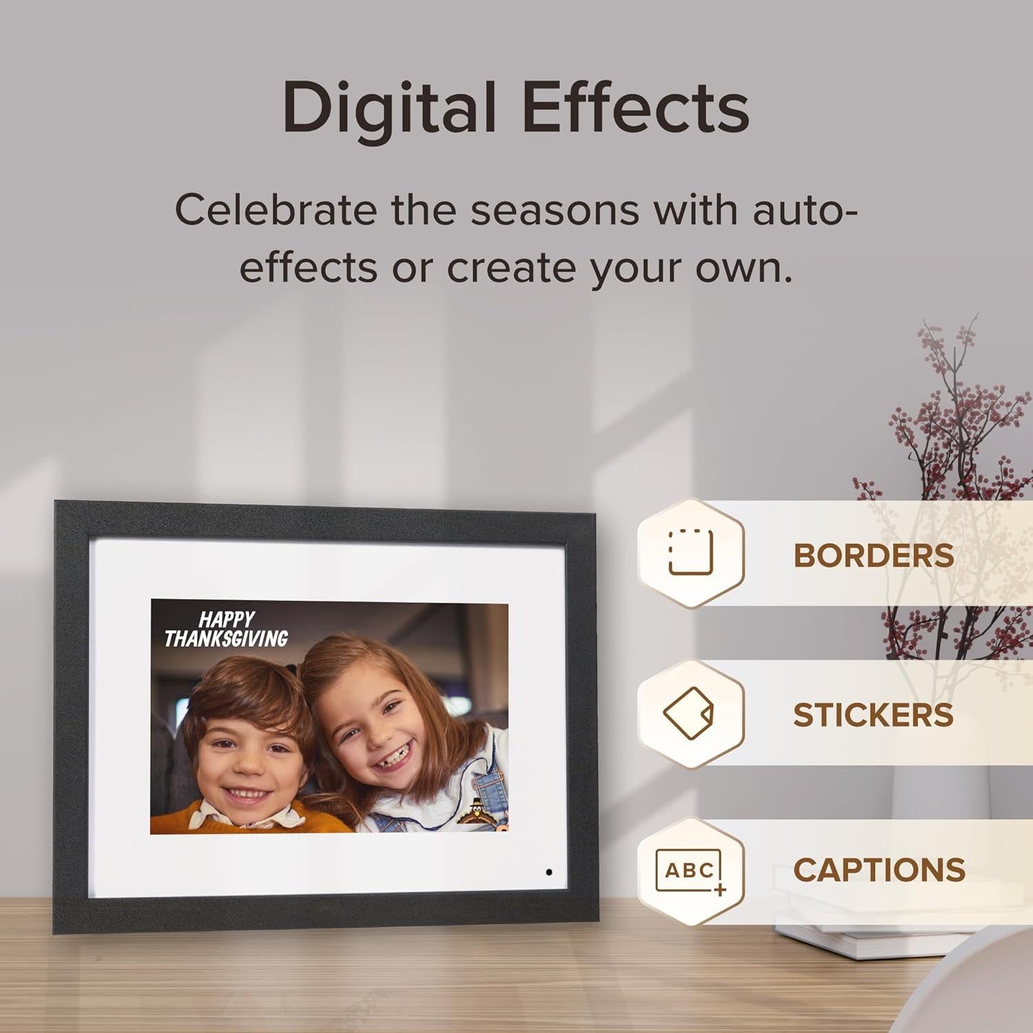 Marco de Fotos Digital WiFi Simply Smart Home 10.1" HD Negro