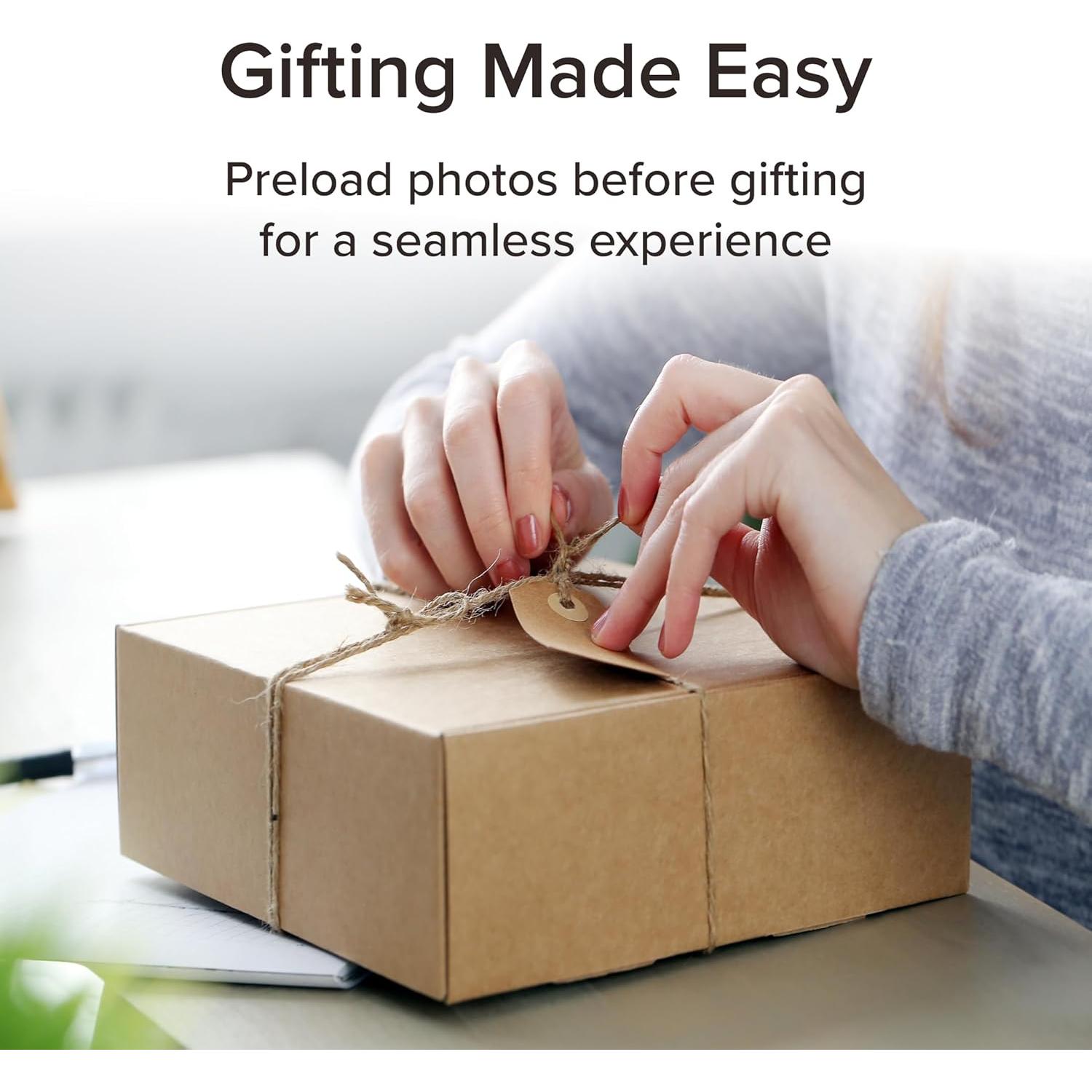 Marco de Fotos Digital WiFi Simply Smart Home 10.1" HD Negro