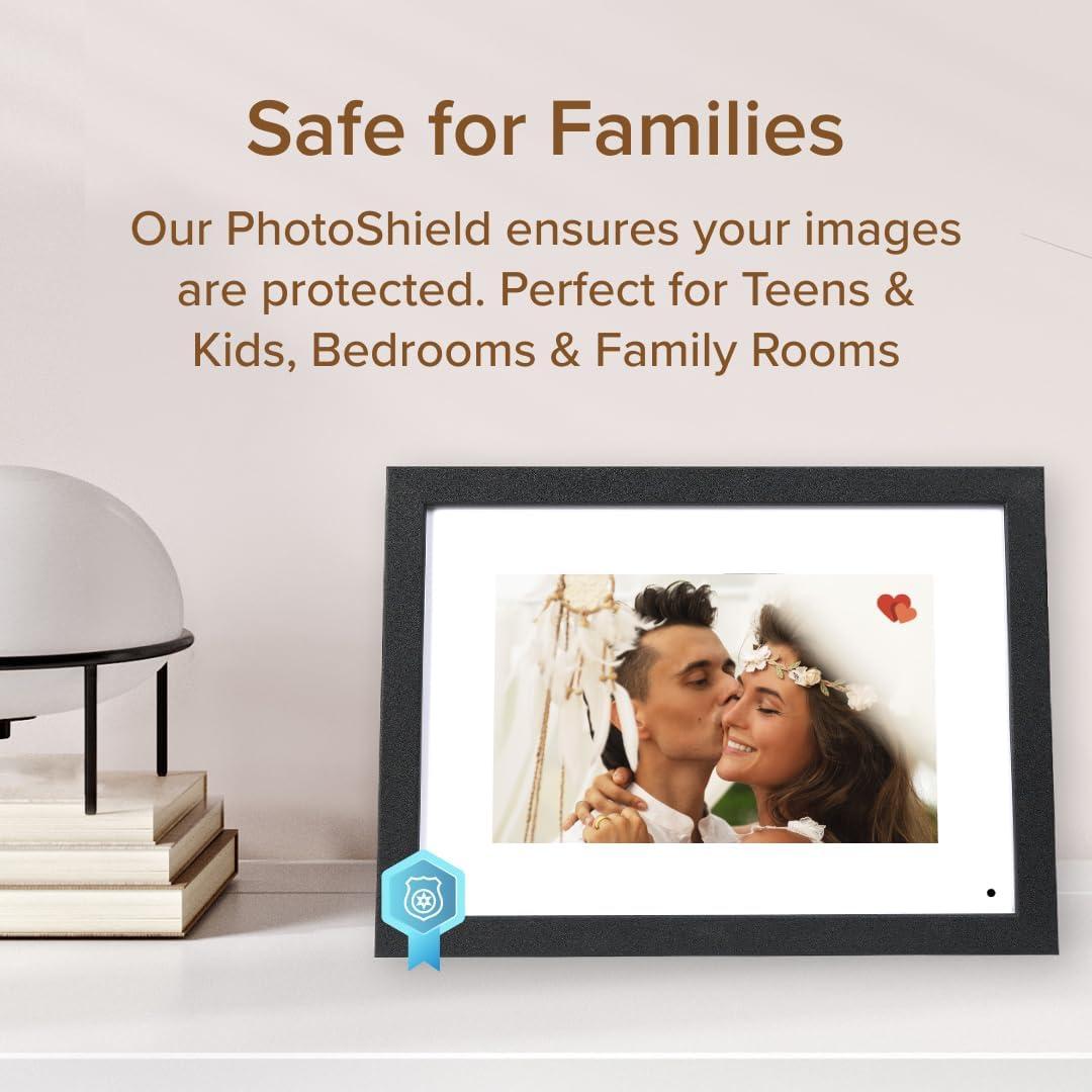 Marco de Fotos Digital WiFi Simply Smart Home 10.1" HD Negro