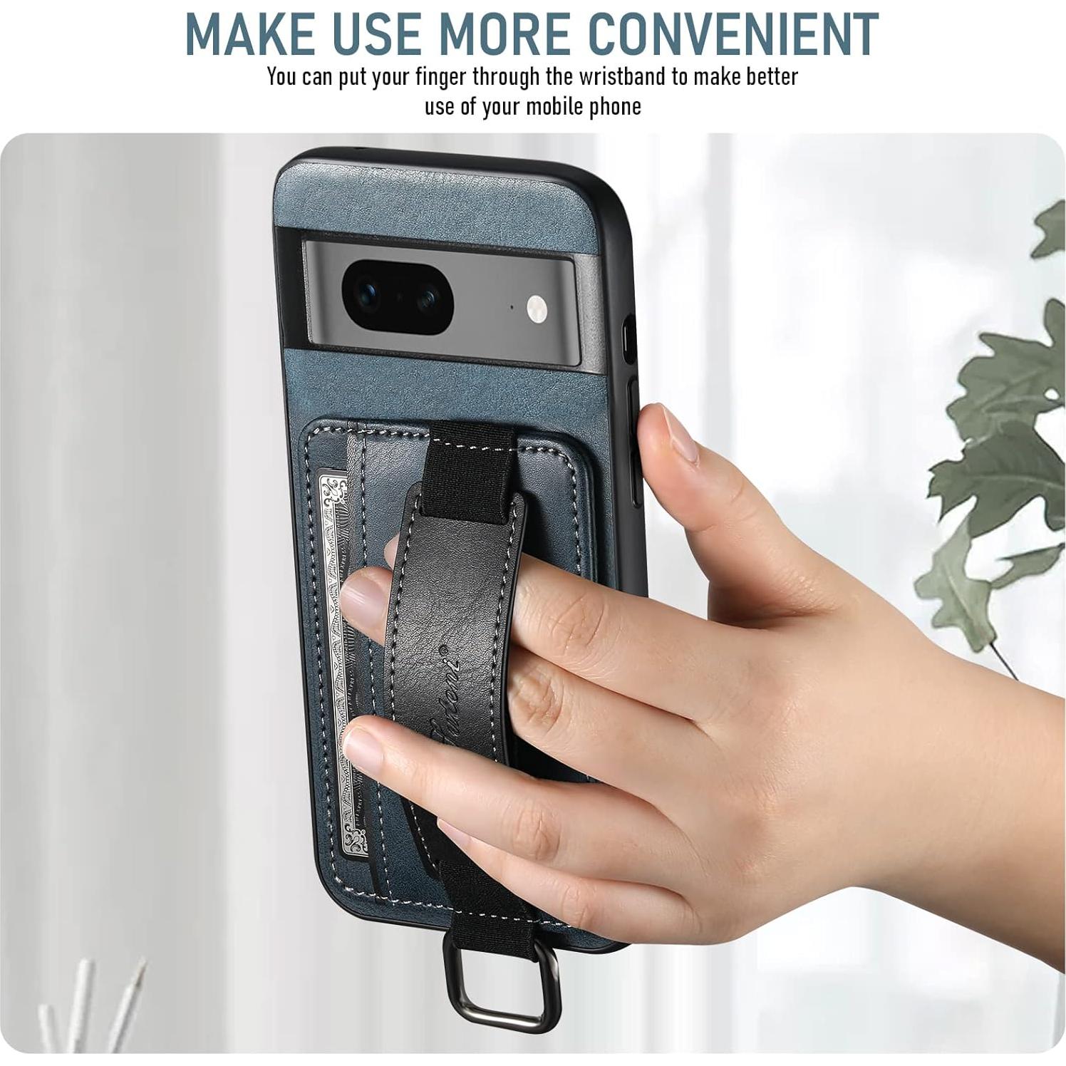 Funda Asuwish para Google Pixel 7A 5G con tapa billetera y soporte