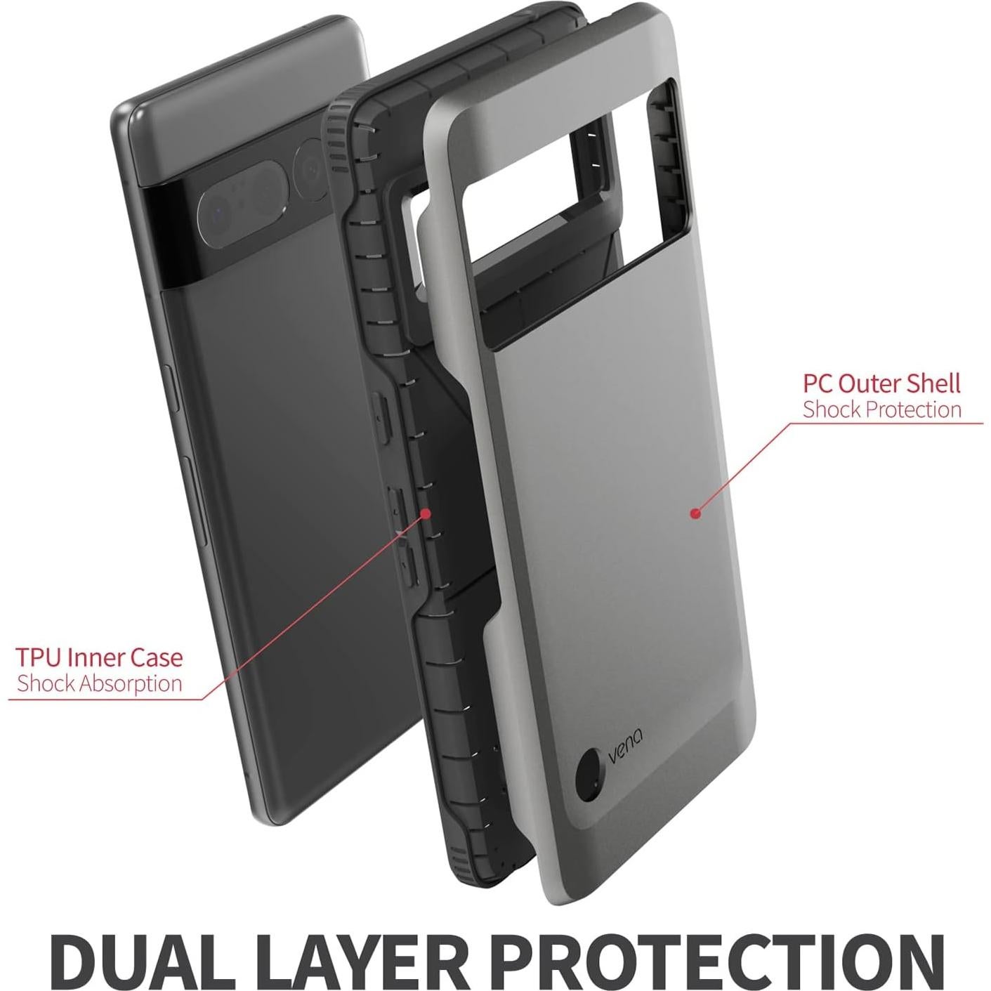Funda VENA Outcross para Google Pixel 7 Pro - Protección Militar