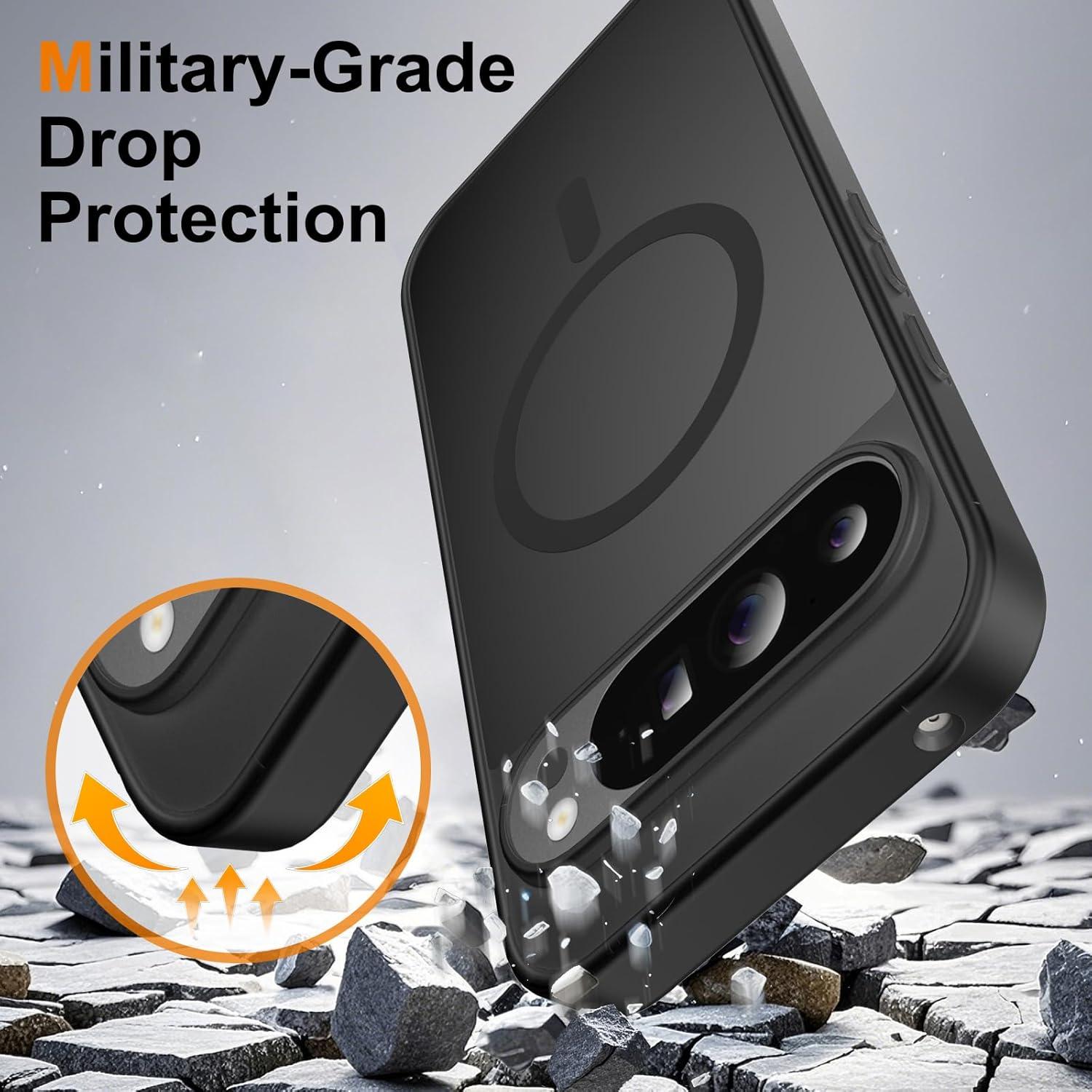 Funda Ezanmull para Google Pixel 9 Pro XL Magnética Negra