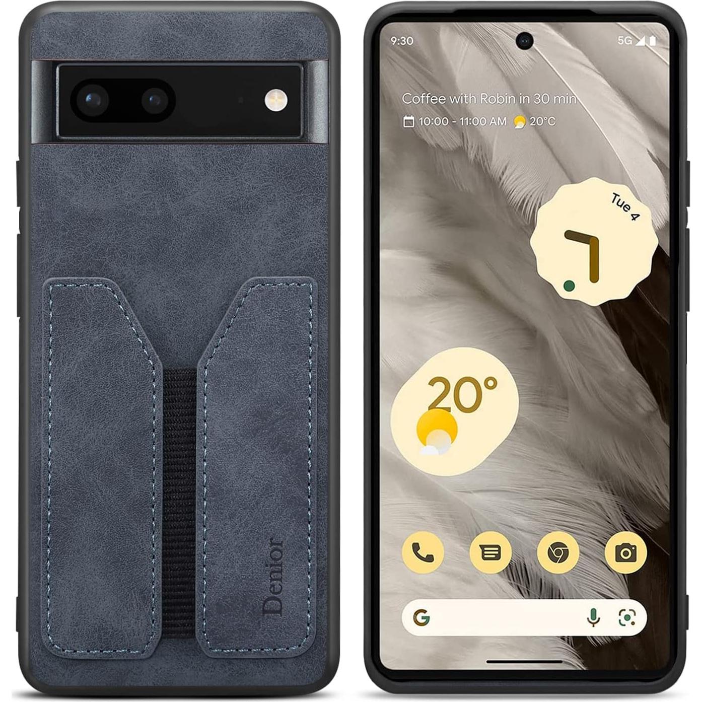 Funda de Cuero PU Kowauri para Google Pixel 7A con Soporte para Tarjetas