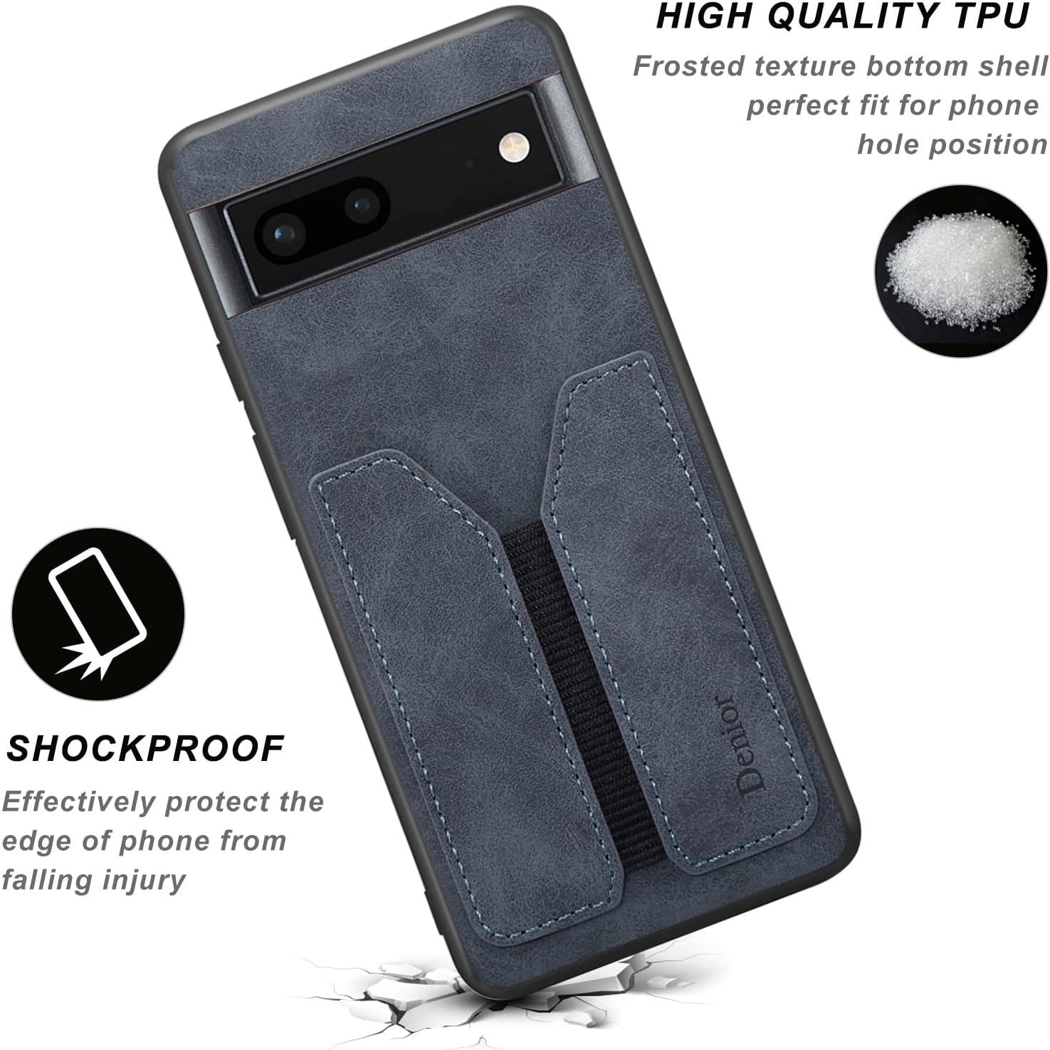 Funda de Cuero PU Kowauri para Google Pixel 7A con Soporte para Tarjetas