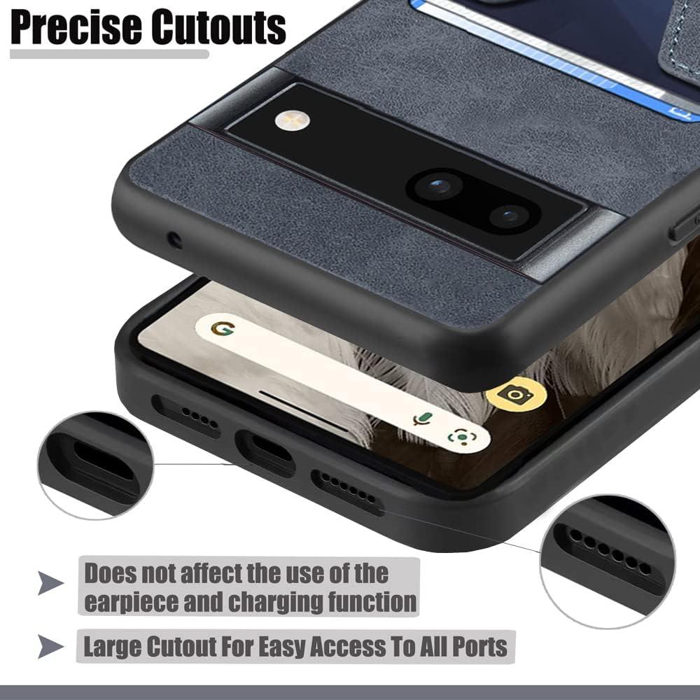 Funda de Cuero PU Kowauri para Google Pixel 7A con Soporte para Tarjetas