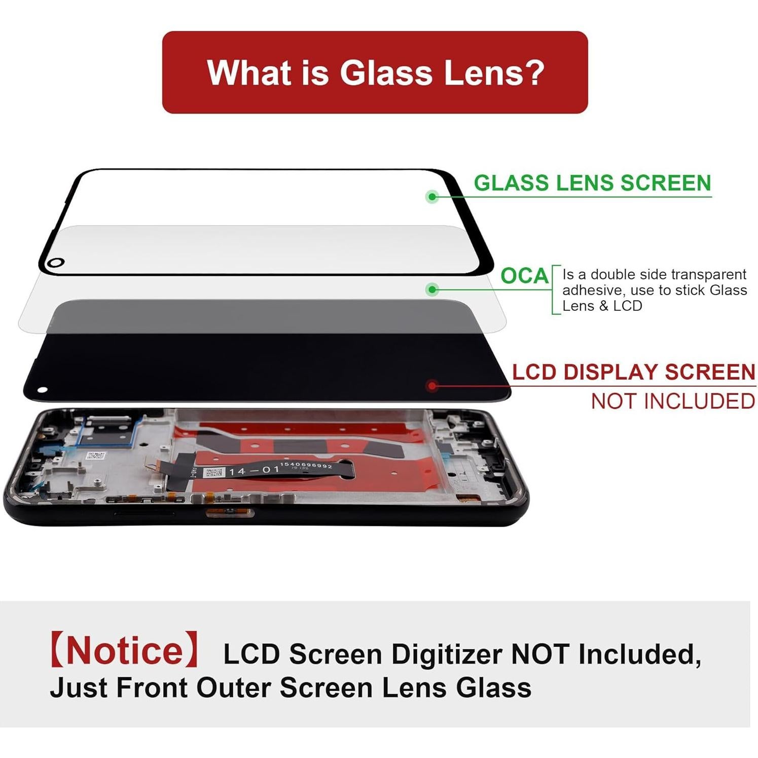 Reemplazo Lente Cristal Pantalla Google Pixel 7 Pro + Herramientas