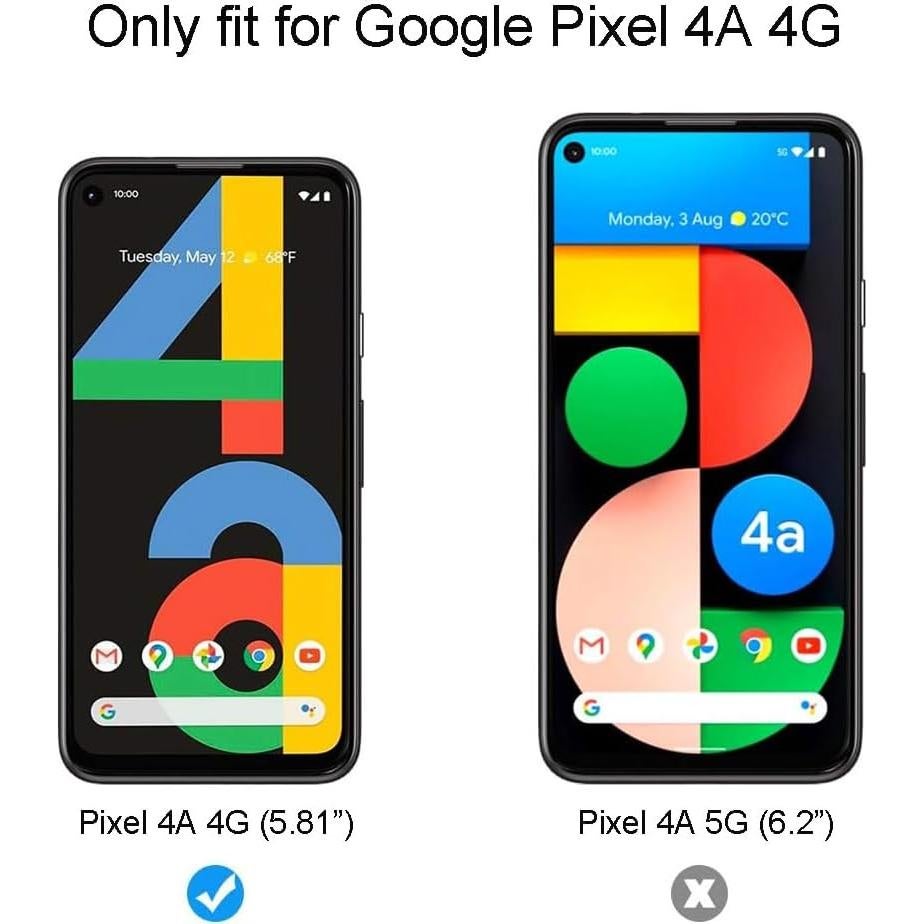 Protector de Pantalla Vidrio Templado HYGAMOCC para Google Pixel 4A