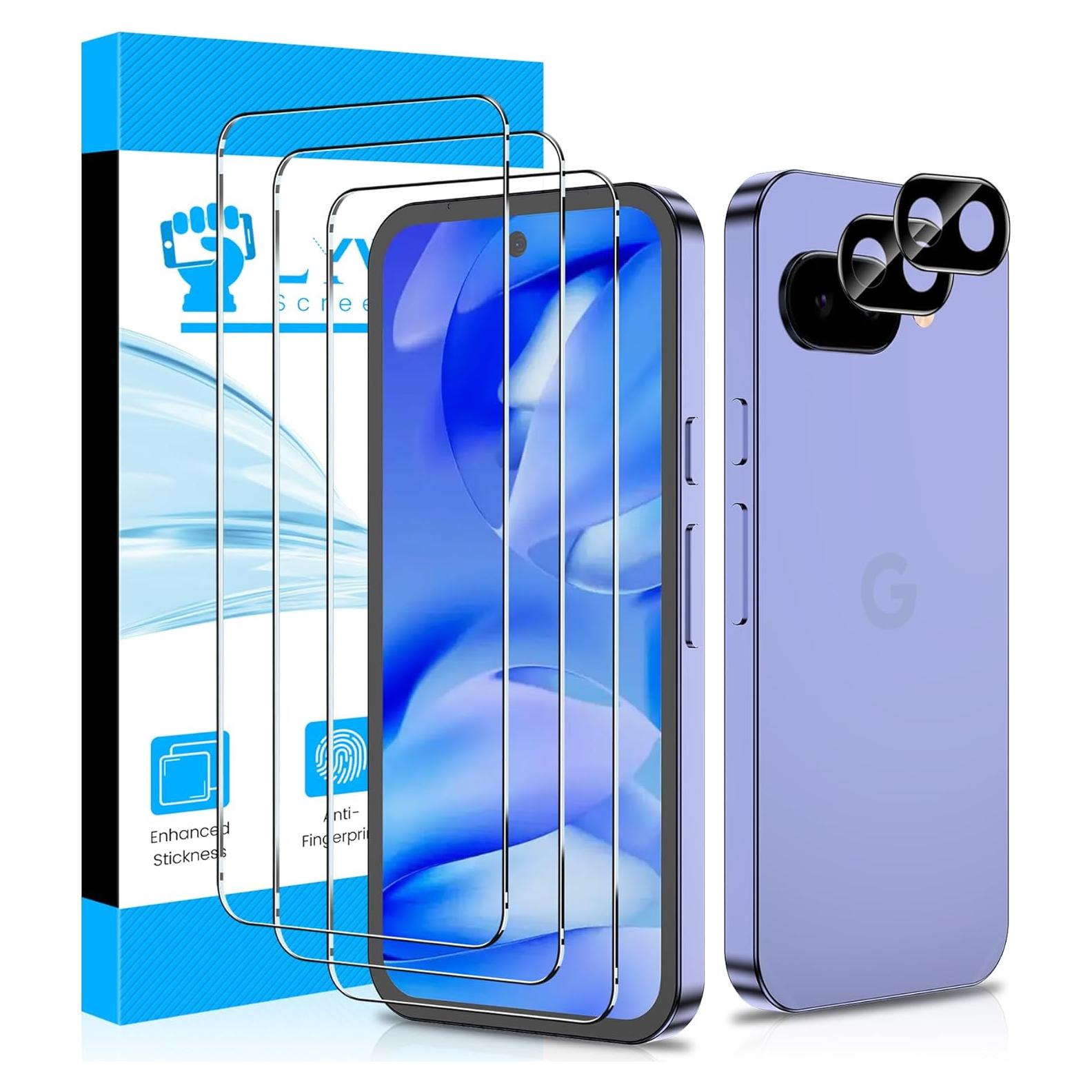 Protector de Pantalla y Lente para Google Pixel 9A LYWHL 9H