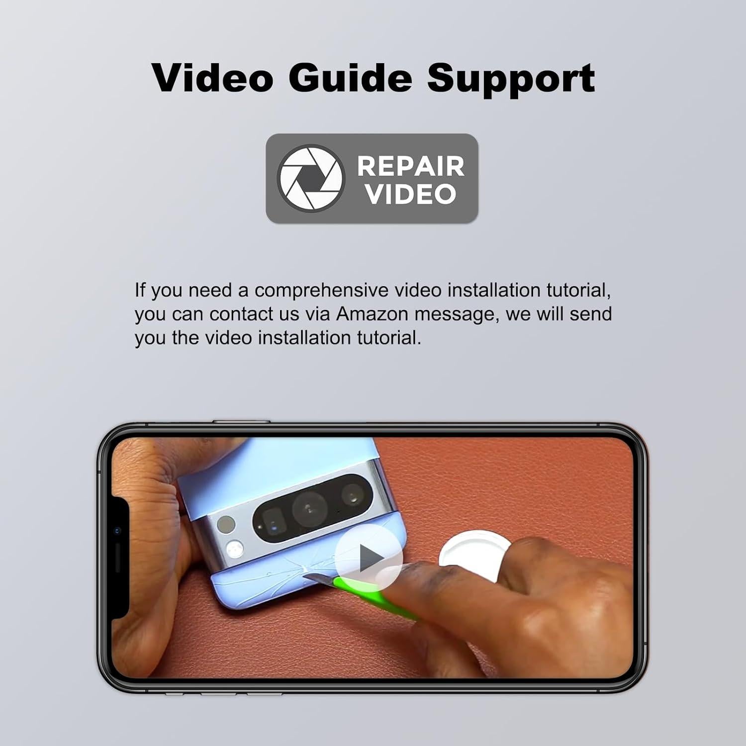 Reemplazo Cristal Trasero Superior FUSION VERDE para Pixel 8 Pro
