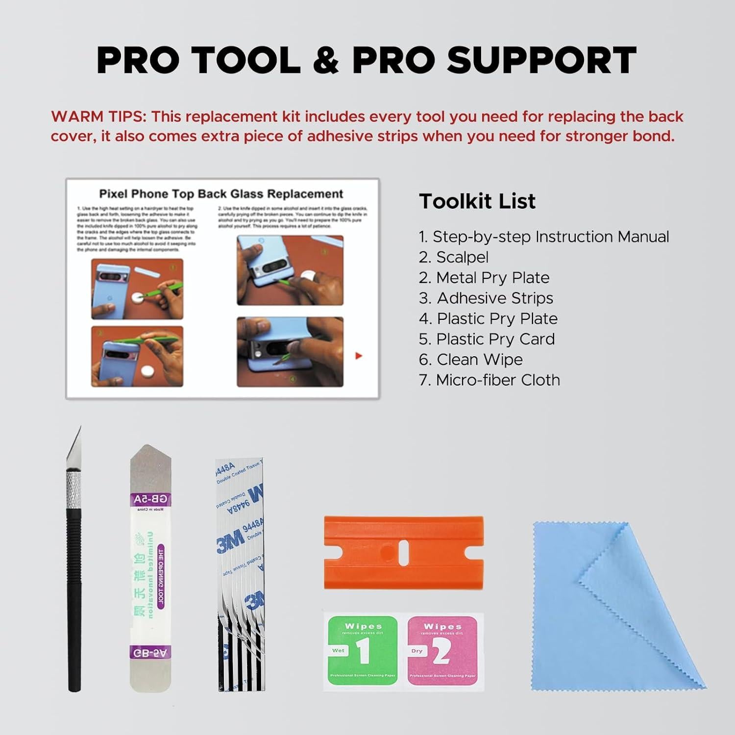 Reemplazo Cristal Trasero Superior FUSION VERDE para Pixel 8 Pro