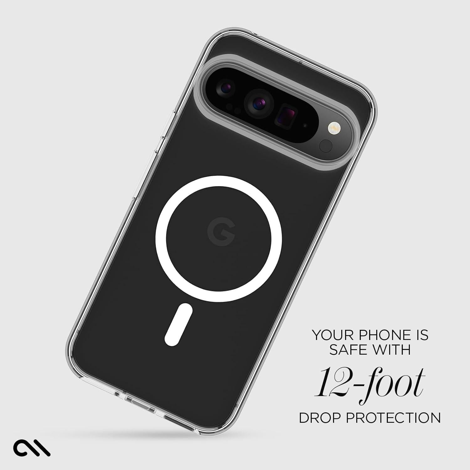 Funda Case-Mate Clara para Google Pixel 9 Pro XL 2024 - Antirayaduras