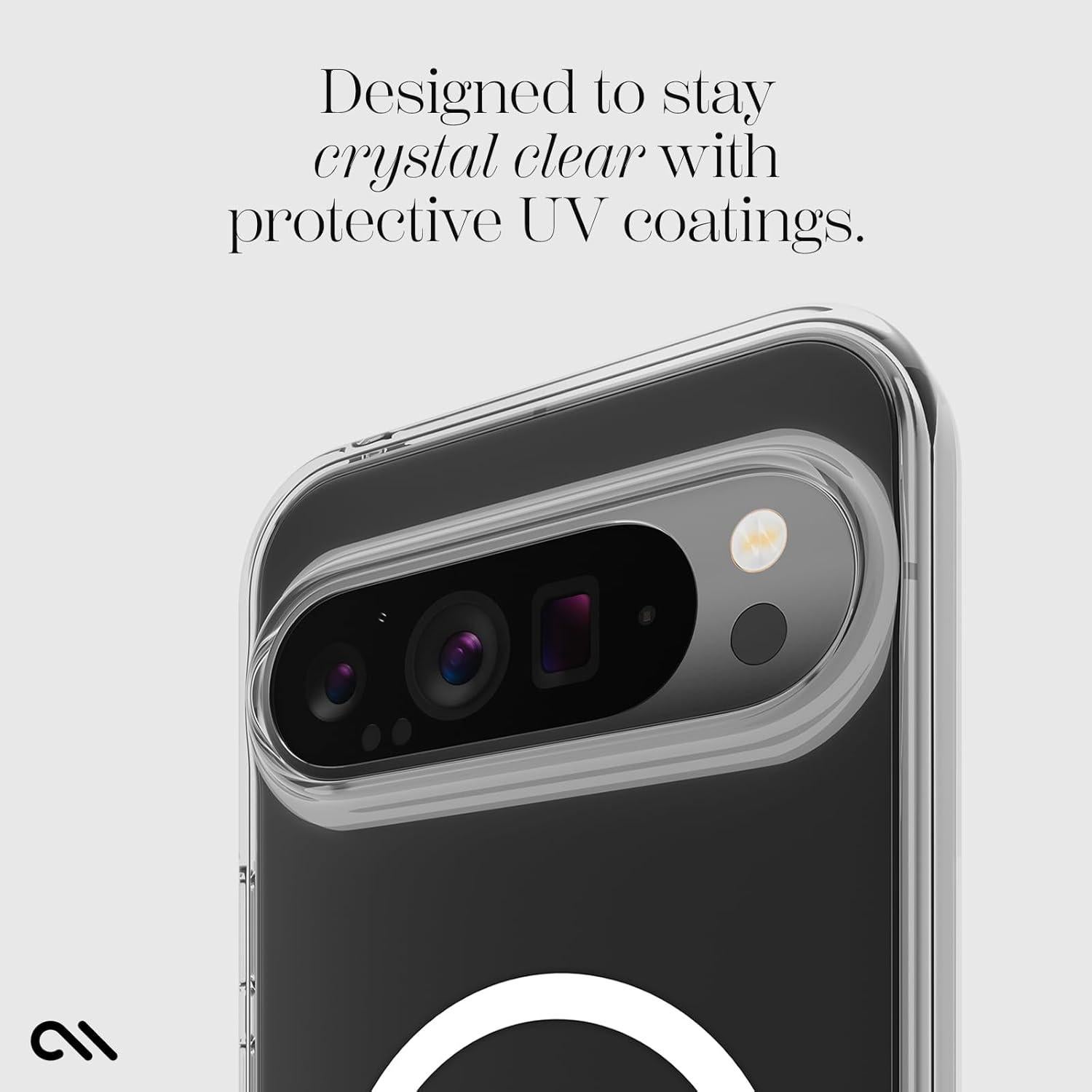 Funda Case-Mate Clara para Google Pixel 9 Pro XL 2024 - Antirayaduras