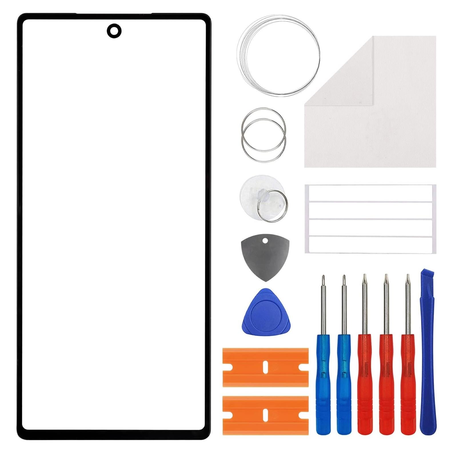 Reemplazo Panel de Vidrio Frontal Google Pixel 6 Negro