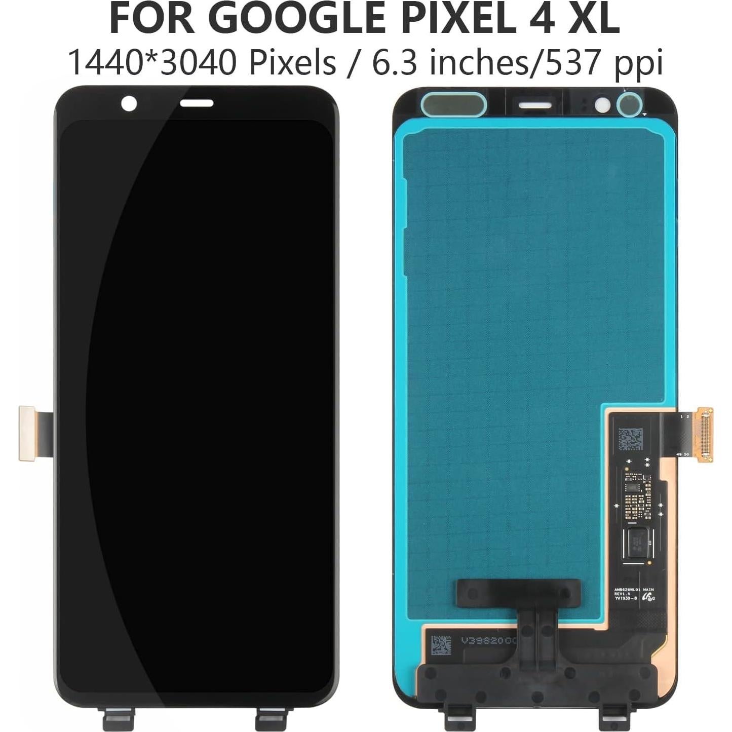 Reemplazo Pantalla OLED Google Pixel 4 XL G020P Negro