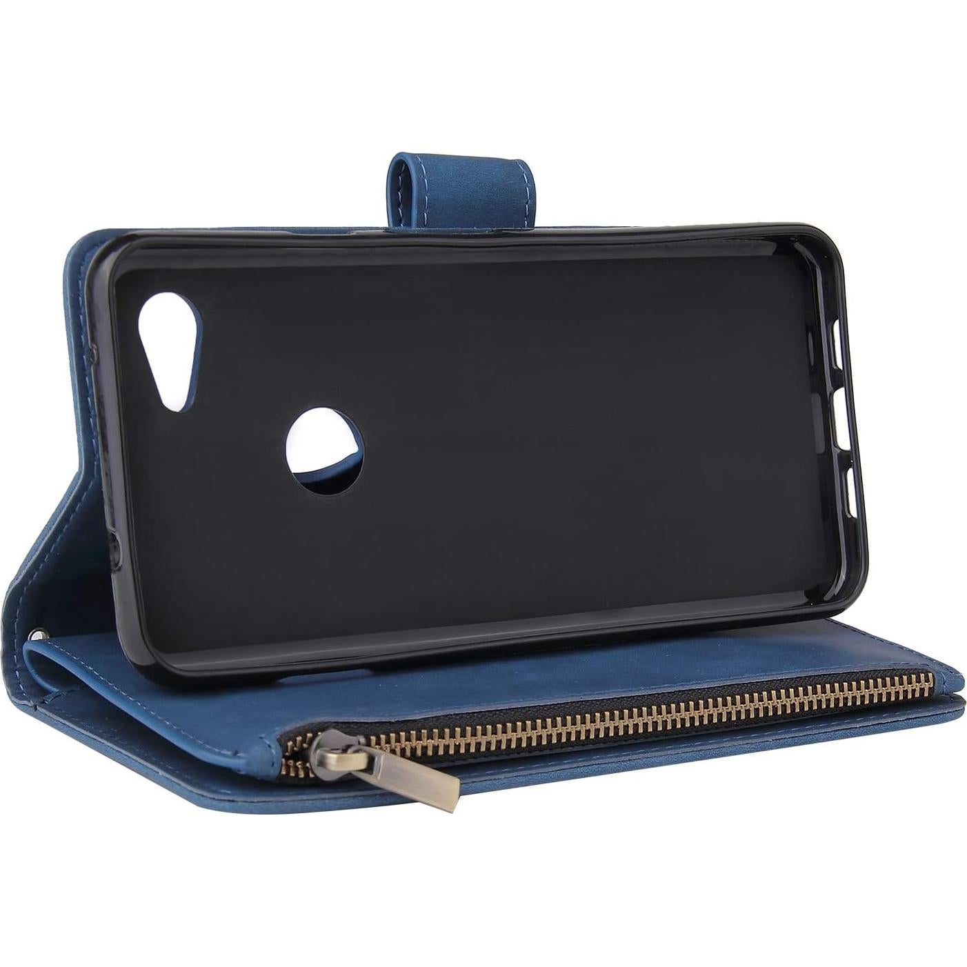 Funda Plegable Asuwish para Google Pixel 3a XL con Protector