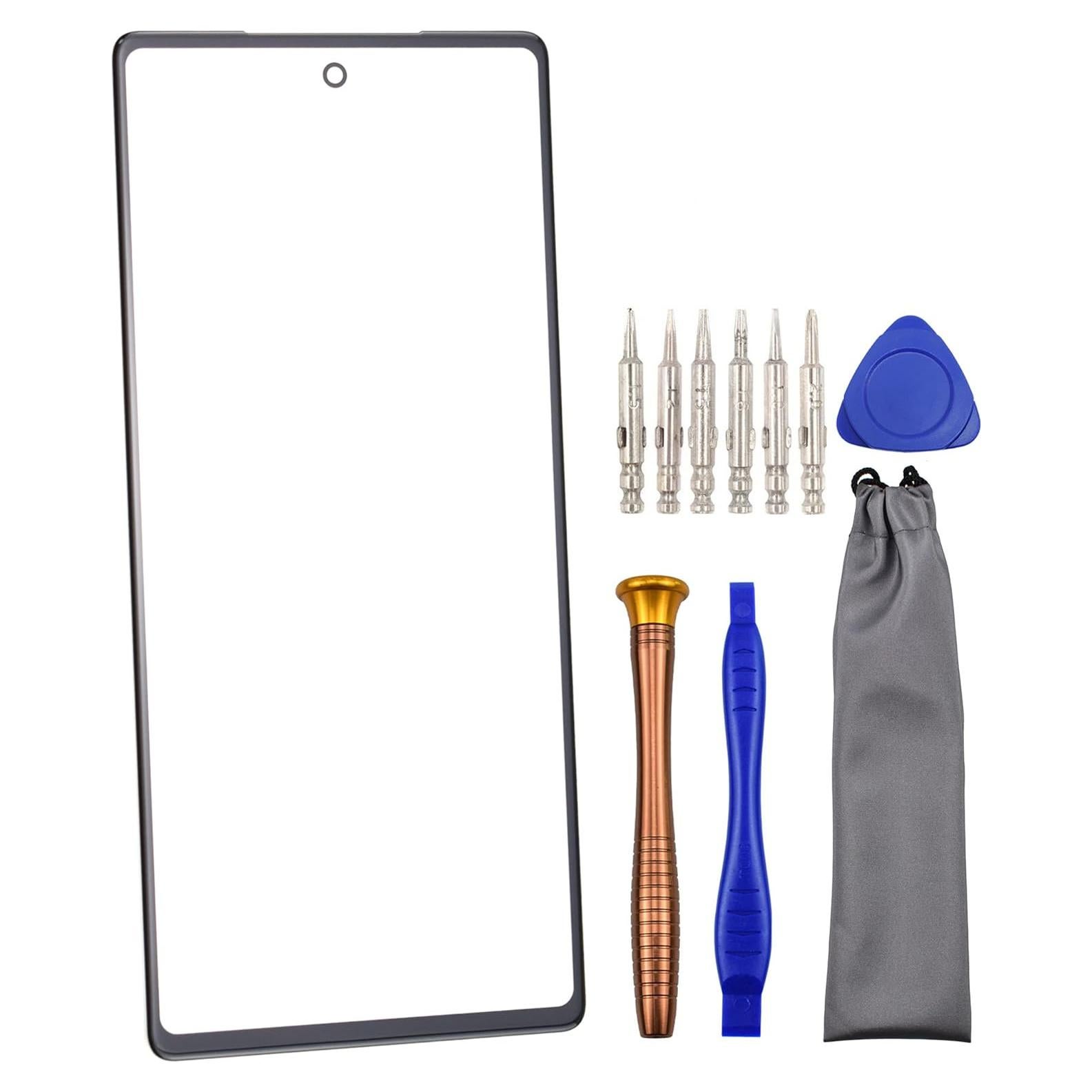 Reemplazo de Pantalla de Vidrio Frontal Google Pixel 6a Negro 6.1"