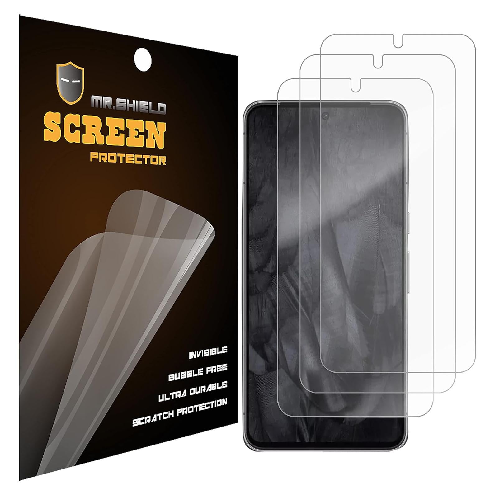 Mr.Shield Protector de Pantalla Claro Premium para Google Pixel 8 - 3 Pack