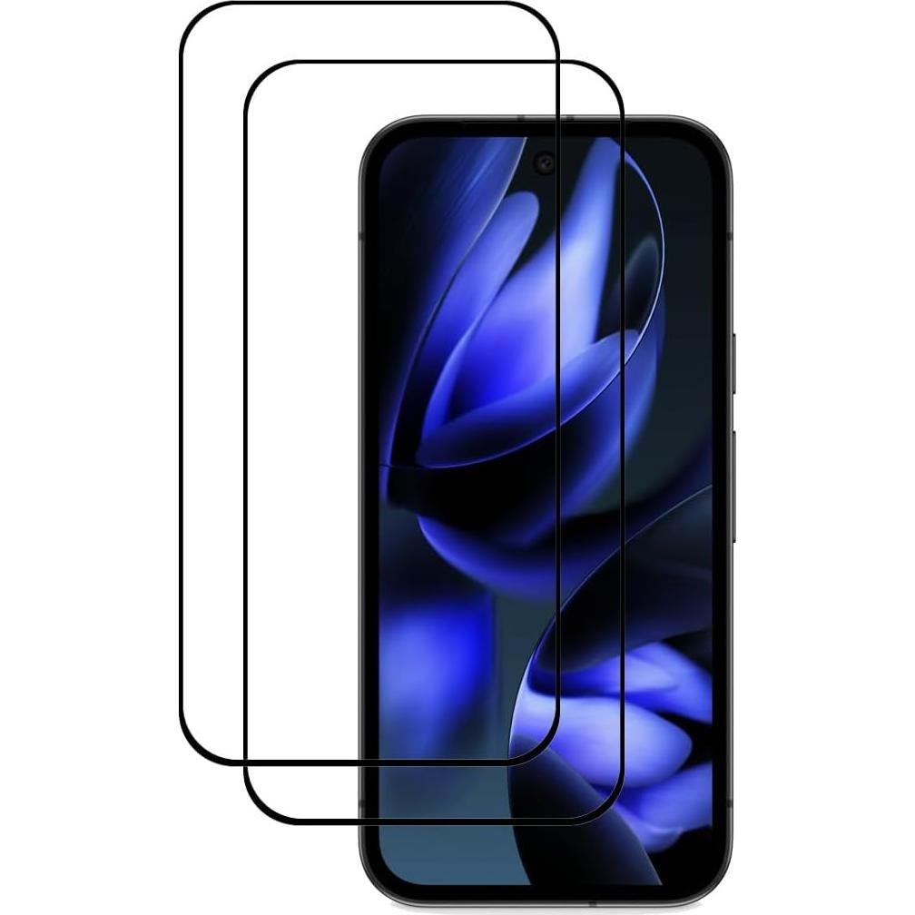 Protector de Pantalla Vidrio Templado UPONEW para Google Pixel 9a 2025 - Paquete de 2