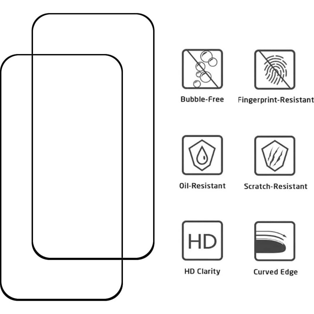 Protector de Pantalla Vidrio Templado UPONEW para Google Pixel 9a 2025 - Paquete de 2