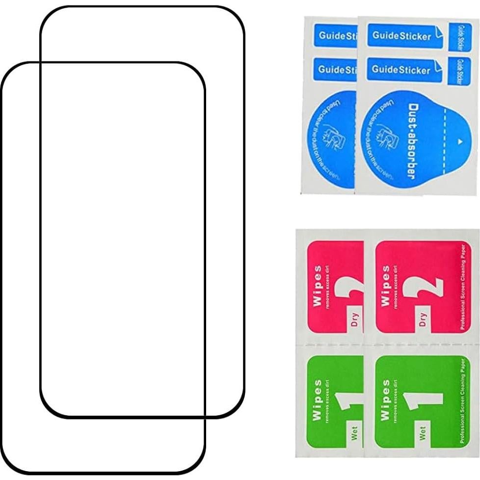 Protector de Pantalla Vidrio Templado UPONEW para Google Pixel 9a 2025 - Paquete de 2