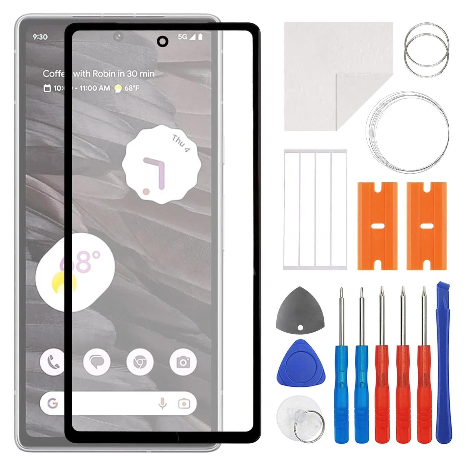 Reemplazo de Panel de Cristal para Pixel 7A + Kit de Herramientas