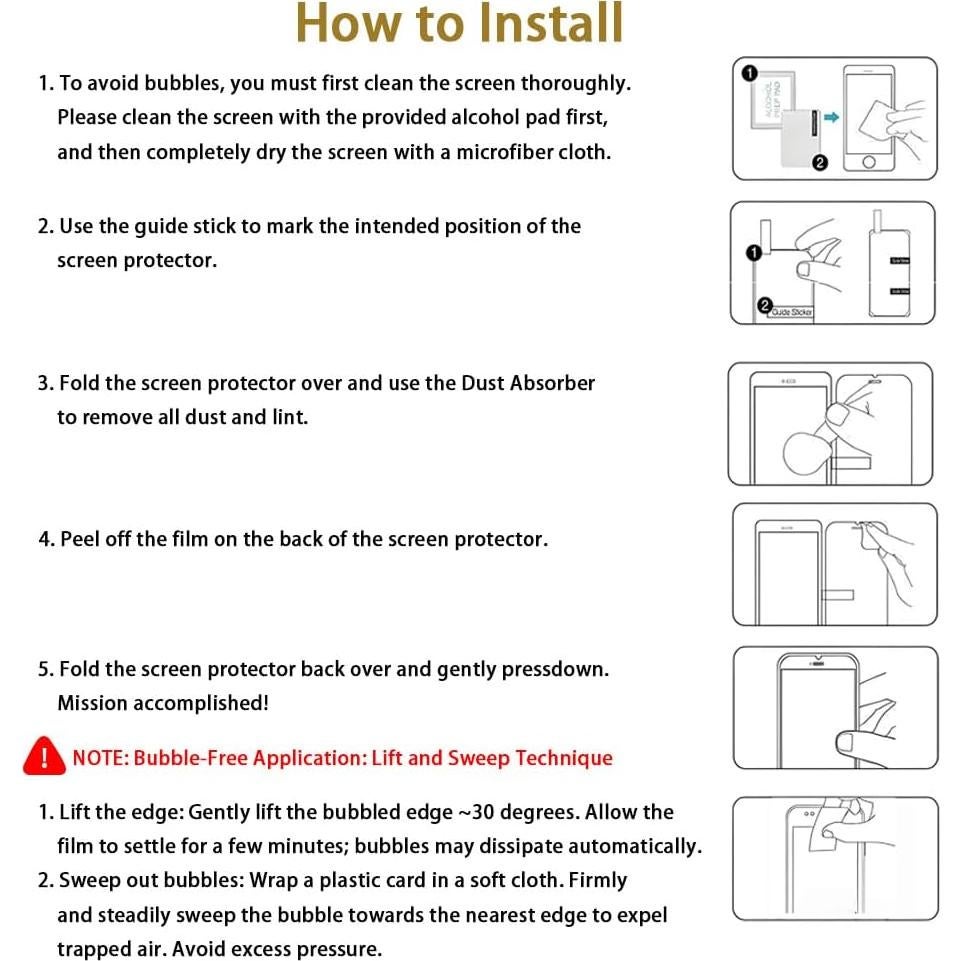 Protector de Pantalla Vidrio Templado ENGFYADSY para Google Pixel 5A