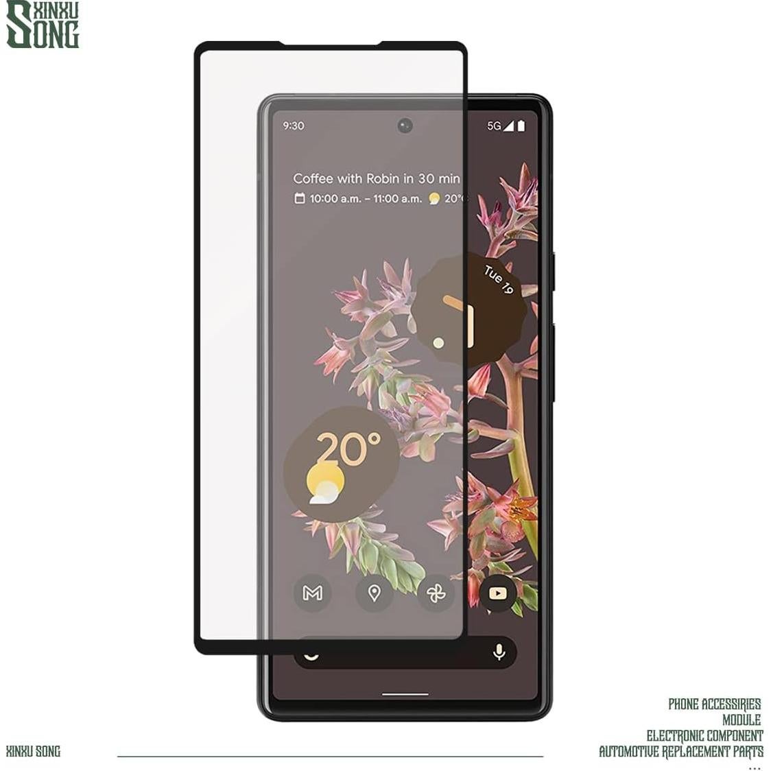 Paquete de 3 Protectores de Pantalla XINXUSONG para Google Pixel 6