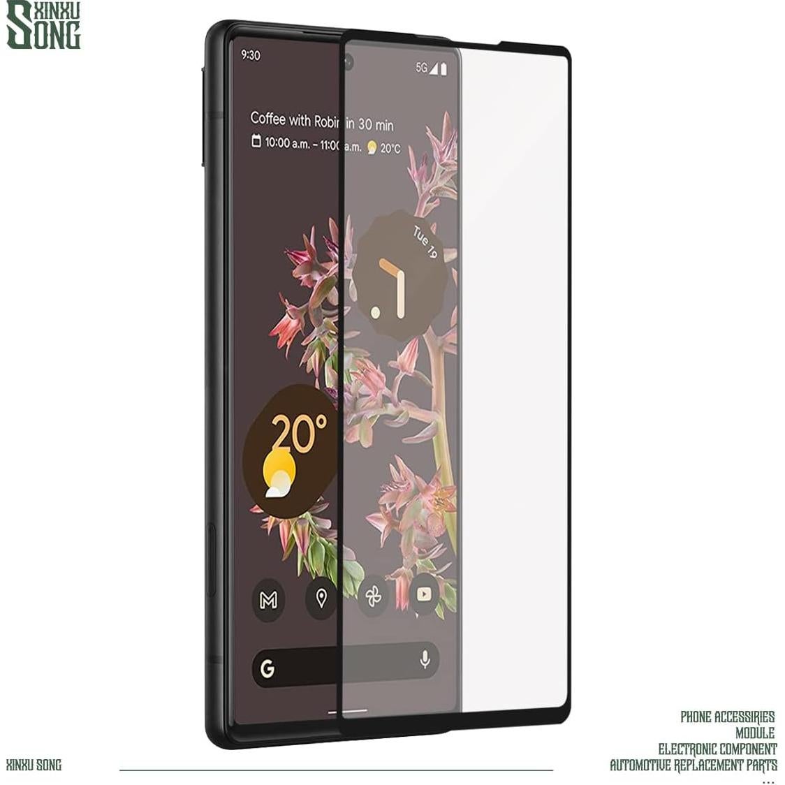 Paquete de 3 Protectores de Pantalla XINXUSONG para Google Pixel 6