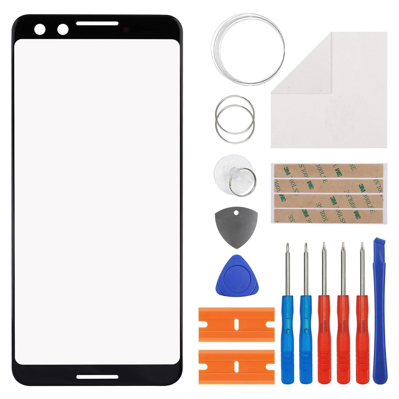 Reemplazo Pantalla de Vidrio Frontal Duotipa para Google Pixel 3