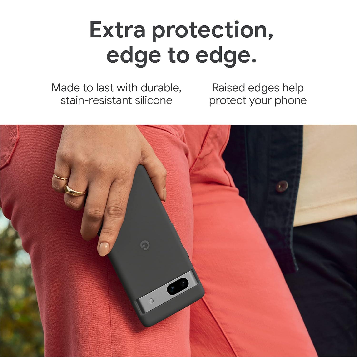 Funda de Silicona Google Pixel 7a Verde Agua - Duradera y Delgado