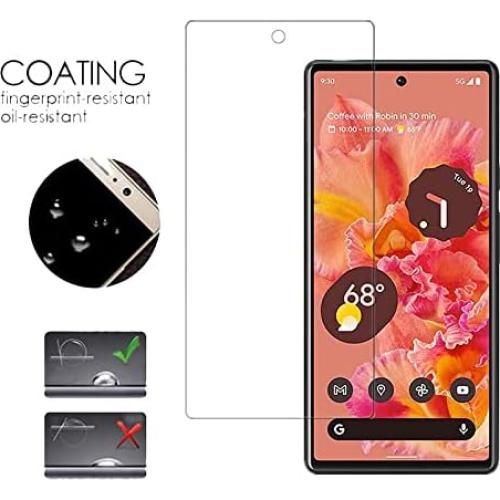 Protector de Pantalla VIESUP para Google Pixel 6 - 2 Pack HD 9H