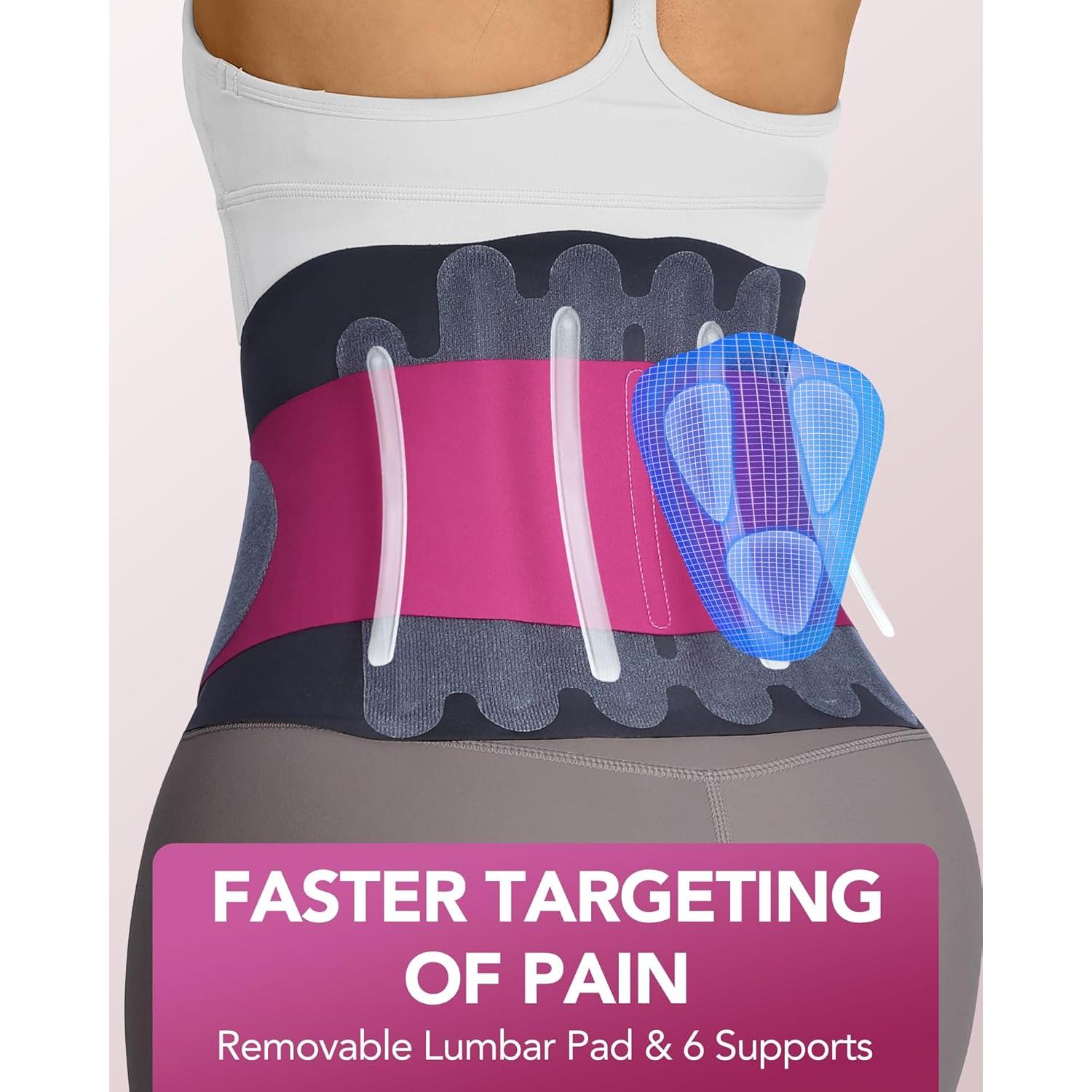 Faja de Espalda Fitomo L Rosa Ultra Delgada 0.5mm