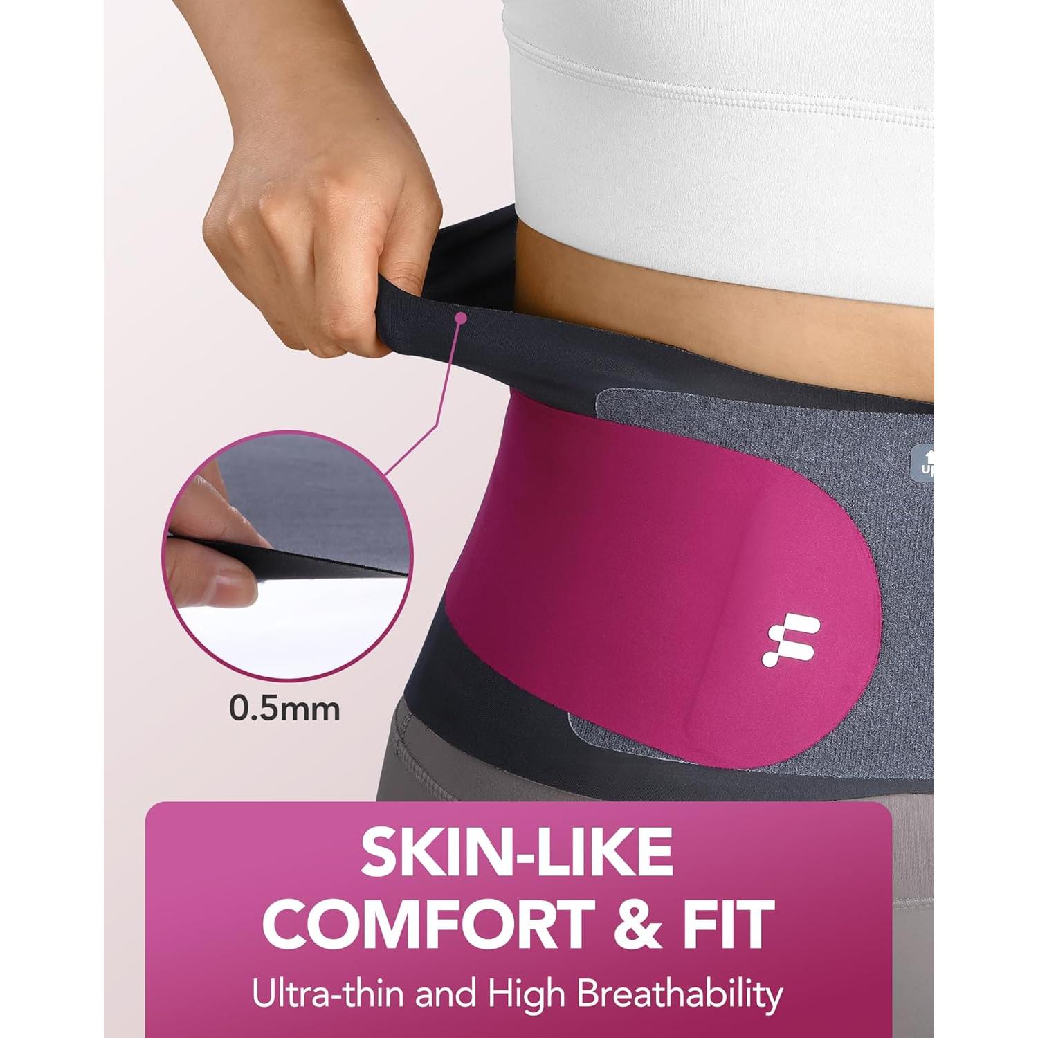 Faja de Espalda Fitomo L Rosa Ultra Delgada 0.5mm