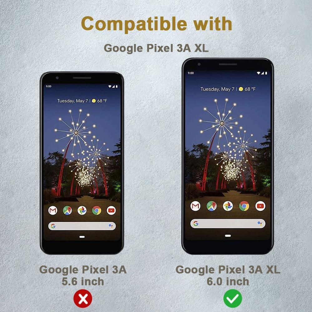 Screen Protector for Google Pixel 3A XL (6.3" inch), Tempered Glass Film 9H Hardness Anti Scratch 0.33mm Bubble Free (Not for Pixel 3 /Pixel 3a)[2 Pack]