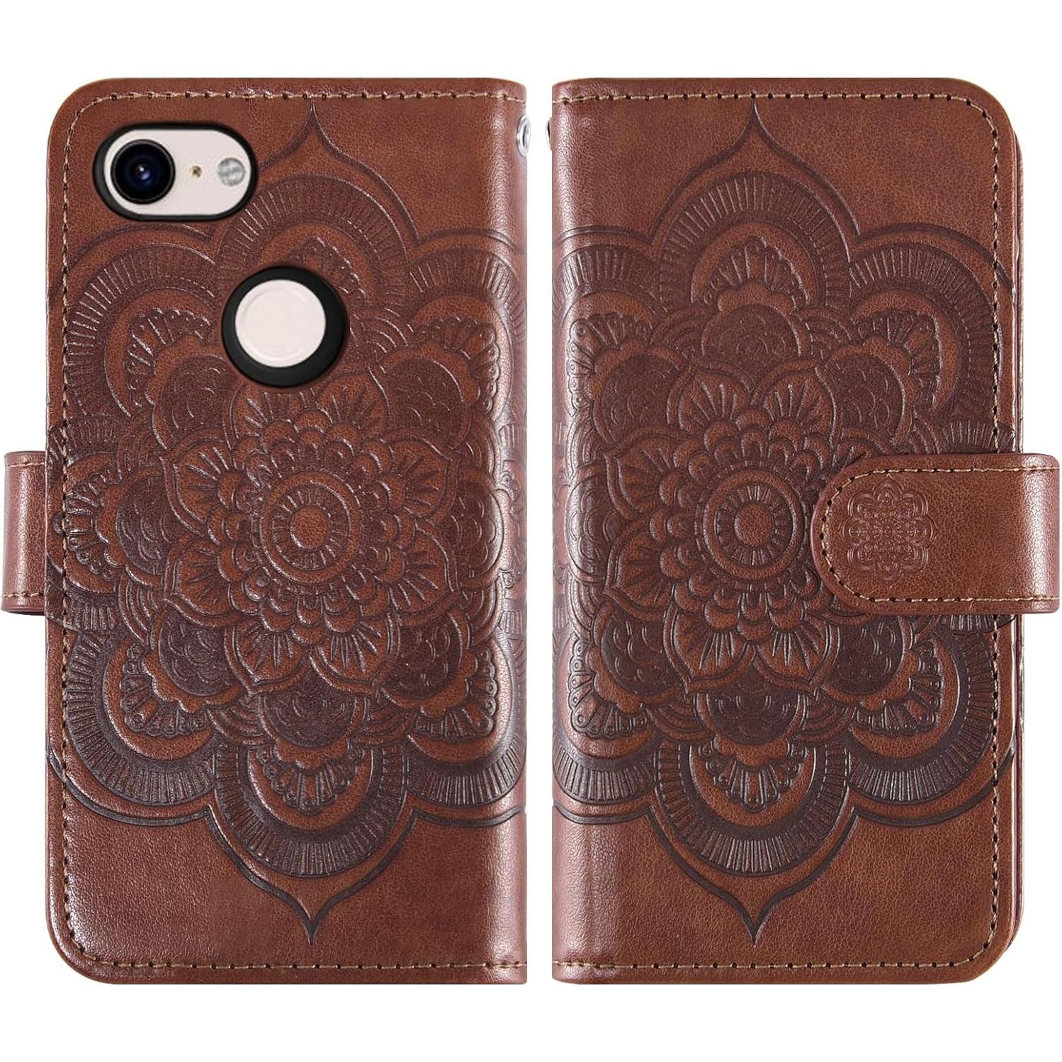 Funda Asuwish para Google Pixel 3 XL con tapa y protector