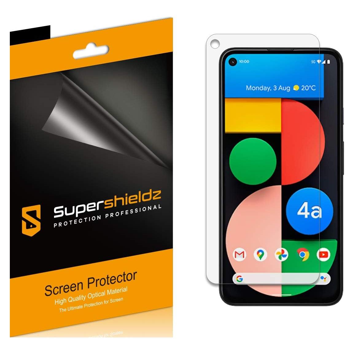 Protector de Pantalla Antirreflejo Supershieldz para Google Pixel 4a 6 Unidades