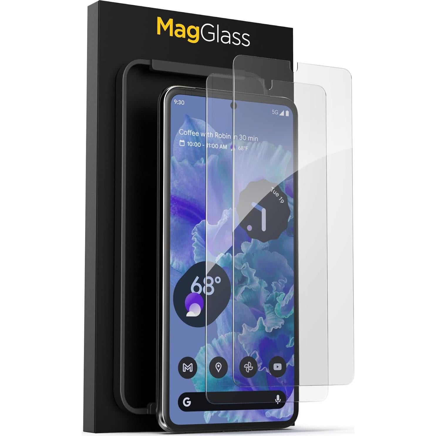 Protector de Pantalla MagGlass para Google Pixel 8 Vidrio Templado HD