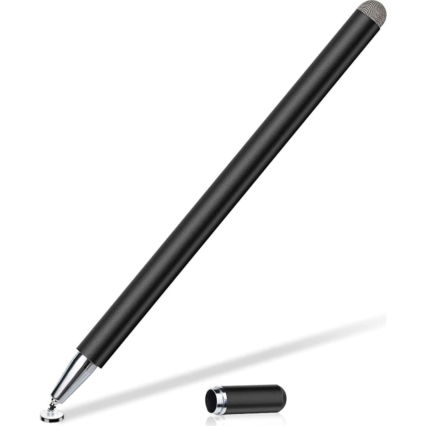 Bolígrafo Stylus 2 en 1 Fonus para Pantalla Táctil Negro
