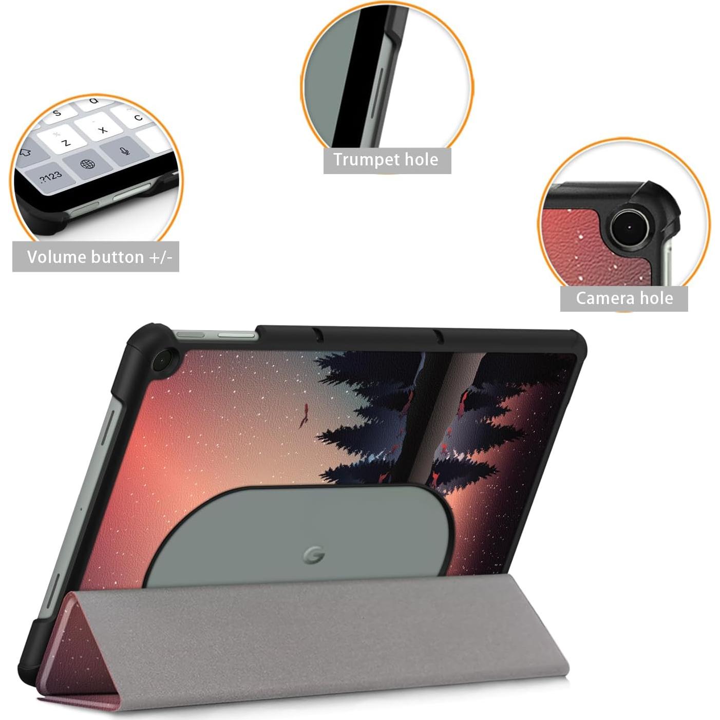 Funda DINGGUAGUA para Google Pixel Tablet 11" 2023 - Slim Noche