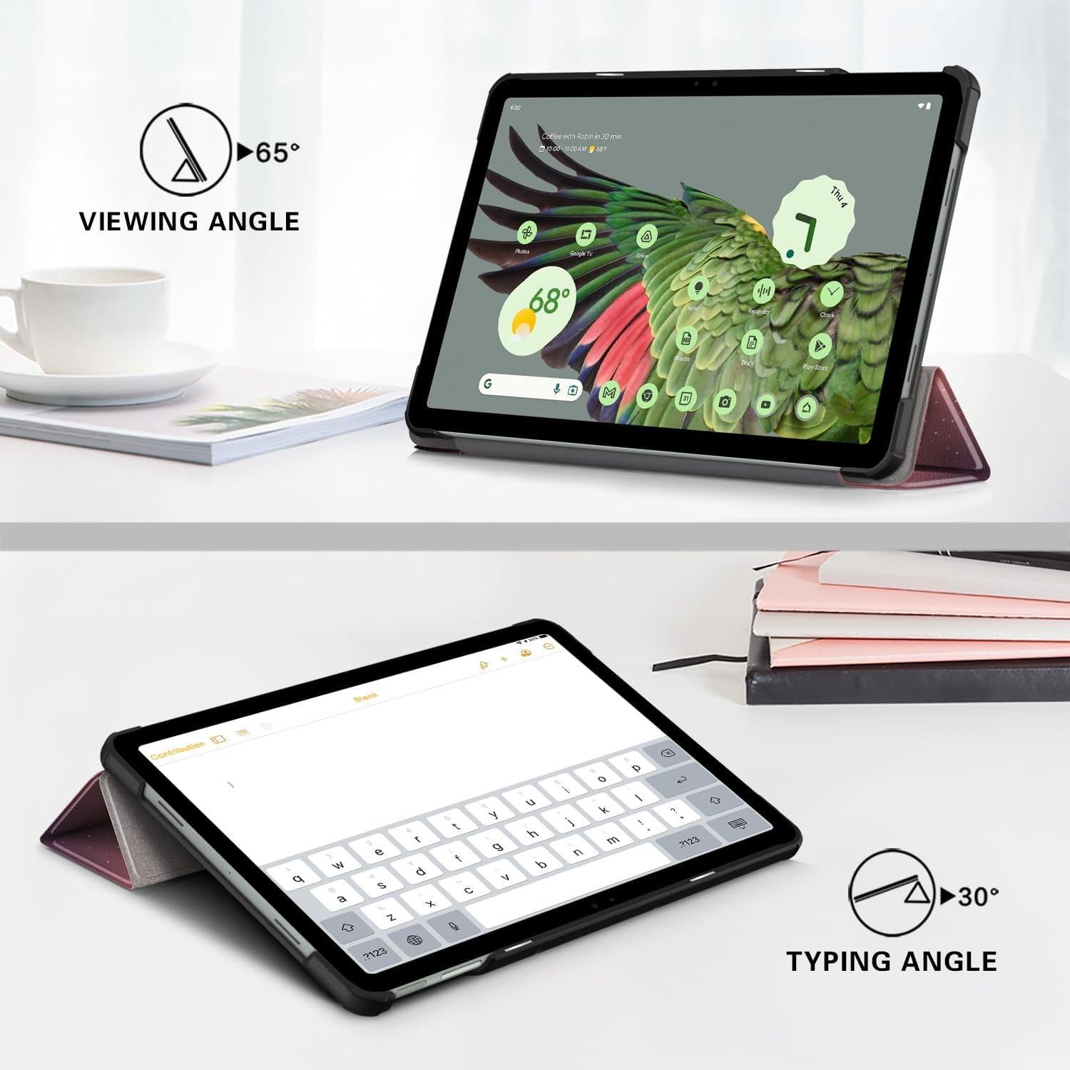 Funda DINGGUAGUA para Google Pixel Tablet 11" 2023 - Slim Noche