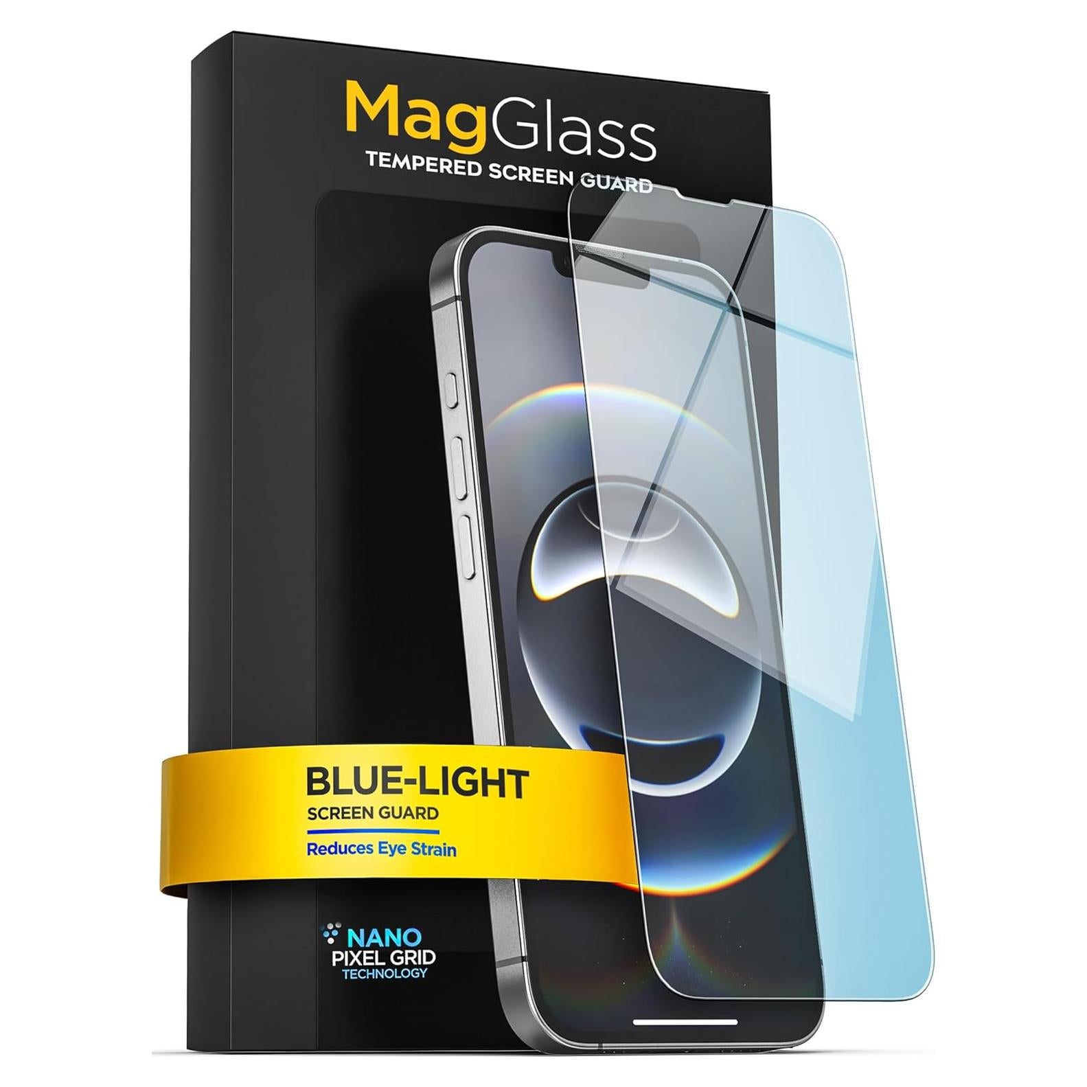 Protector de Pantalla MagGlass para iPhone 16e - Vidrio Templado con Filtro de Luz Azul