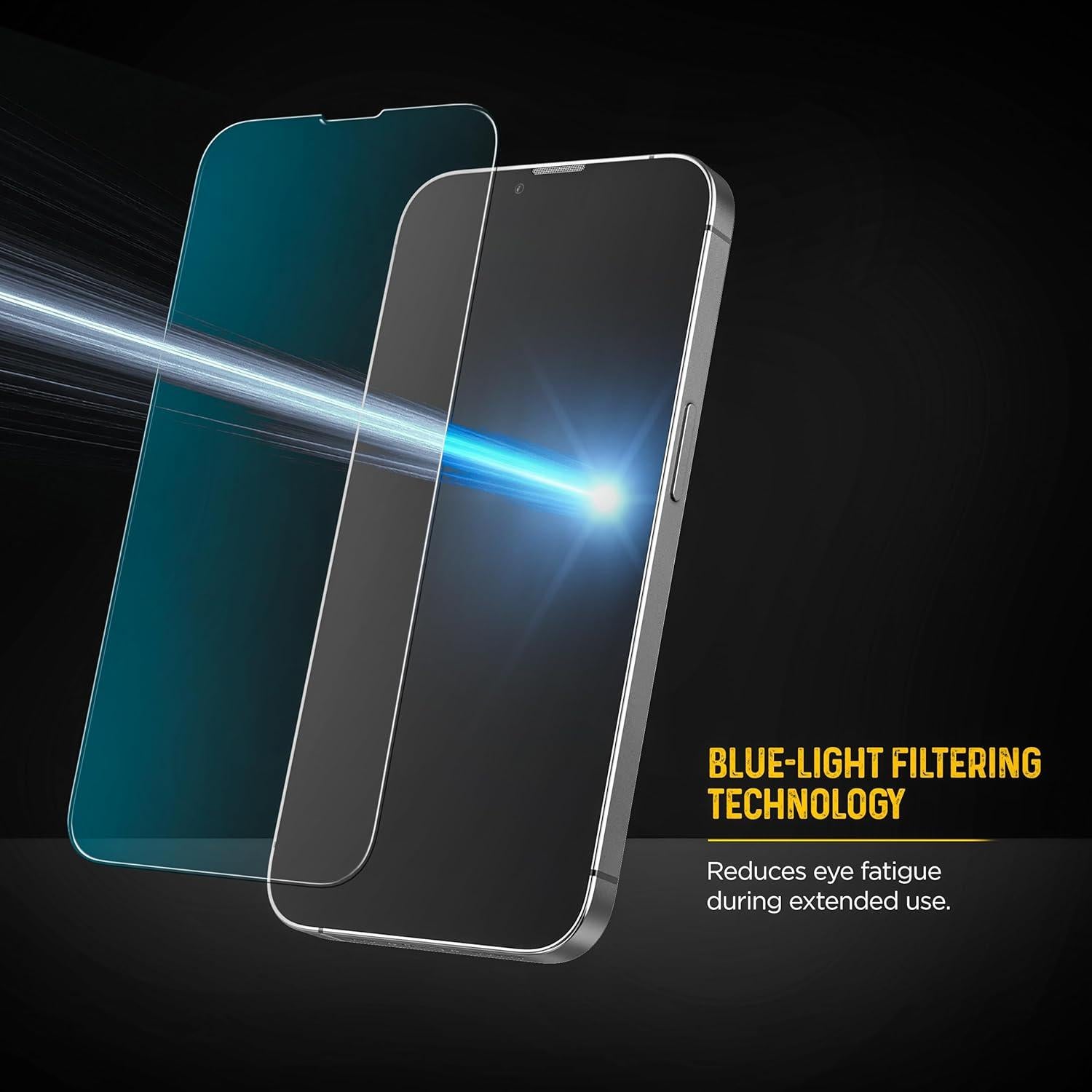 Protector de Pantalla MagGlass para iPhone 16e - Vidrio Templado con Filtro de Luz Azul