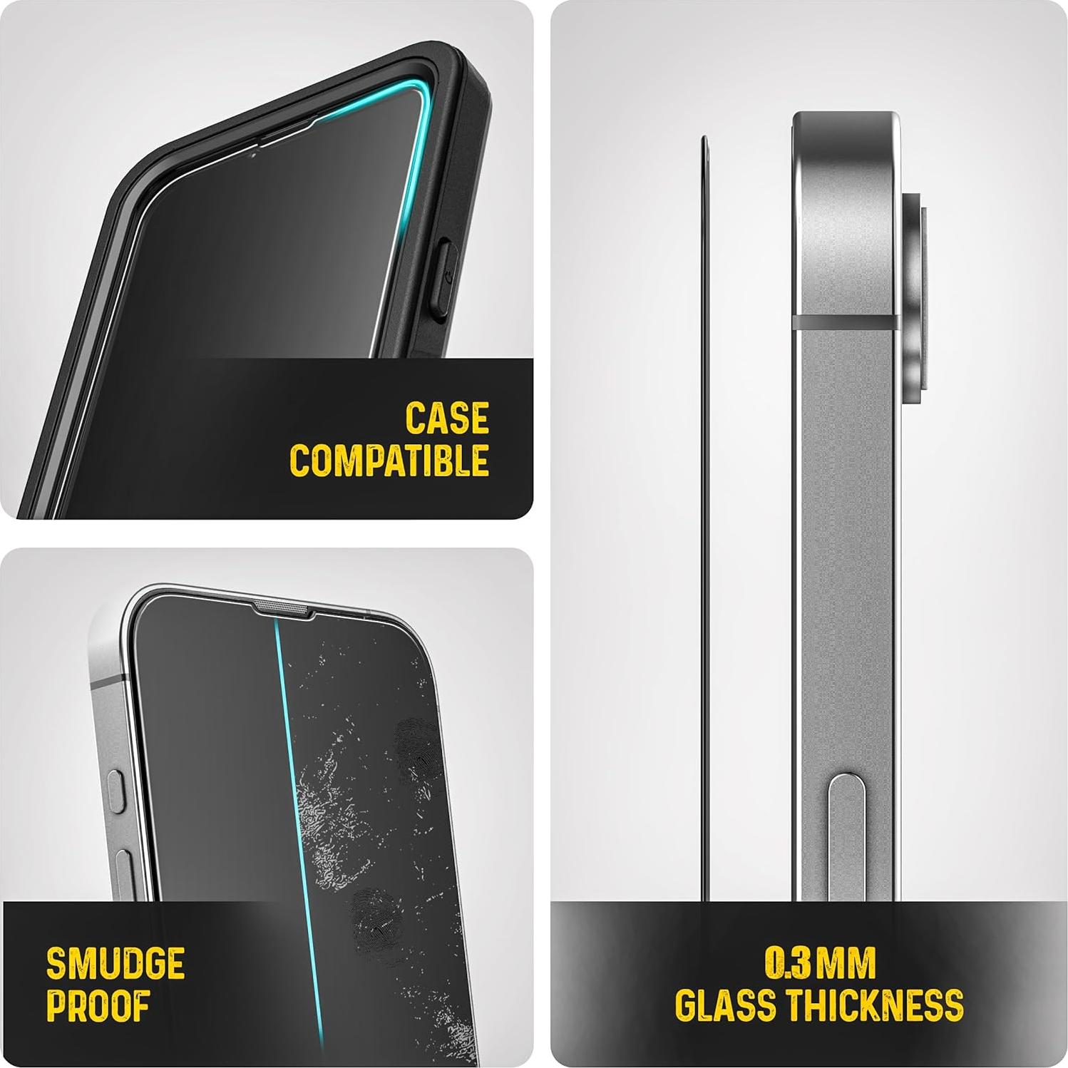 Protector de Pantalla MagGlass para iPhone 16e - Vidrio Templado con Filtro de Luz Azul