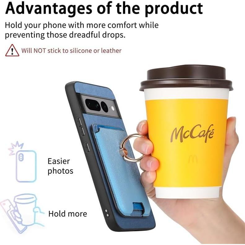 Funda Asuwish para Google Pixel 7 Pro con Cartera y Protector