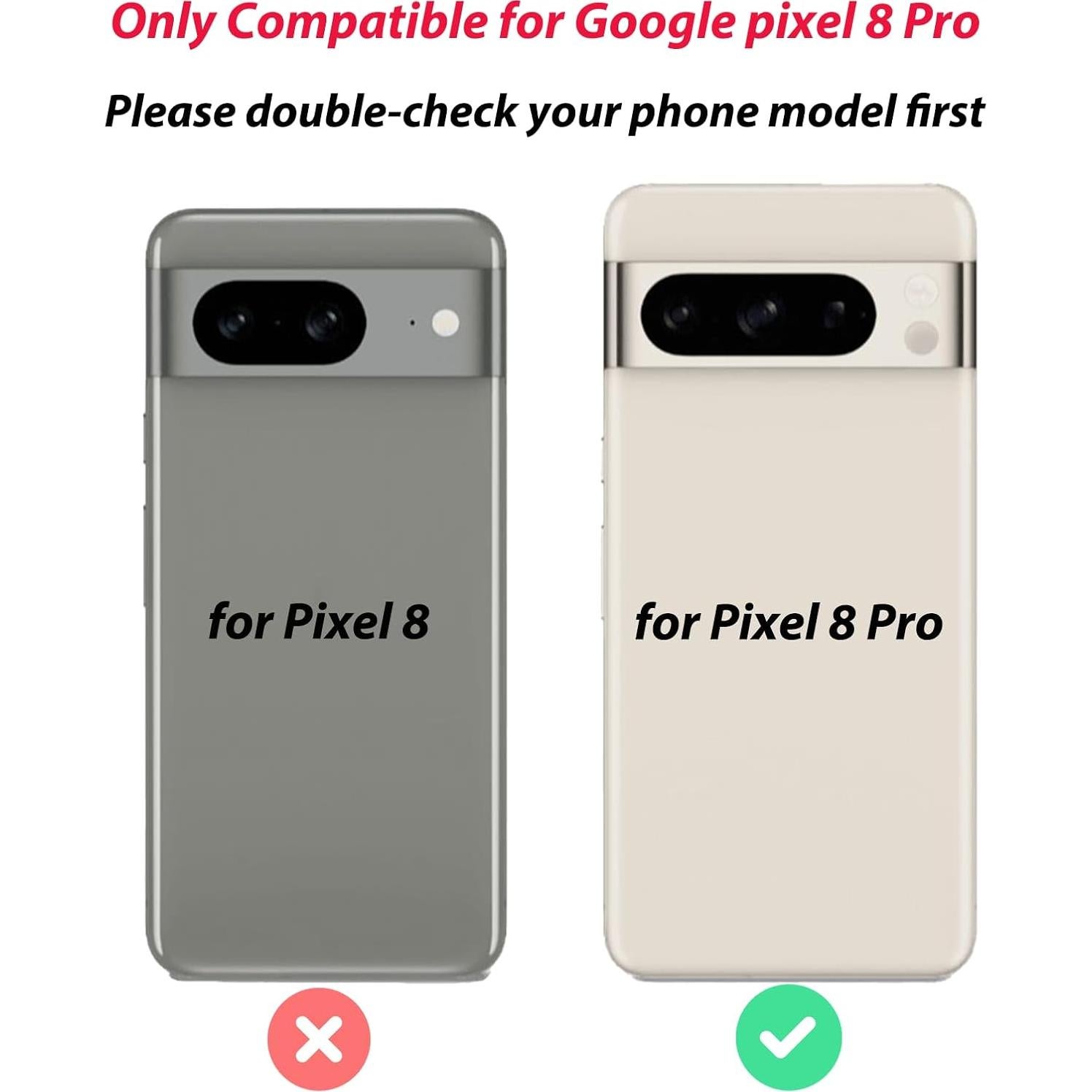 Cristal de Lente de Cámara Trasera Mingxiong para Google Pixel 8 Pro